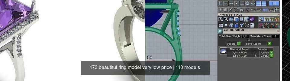 173 beautiful ring model very low price 3D Model Collection_530