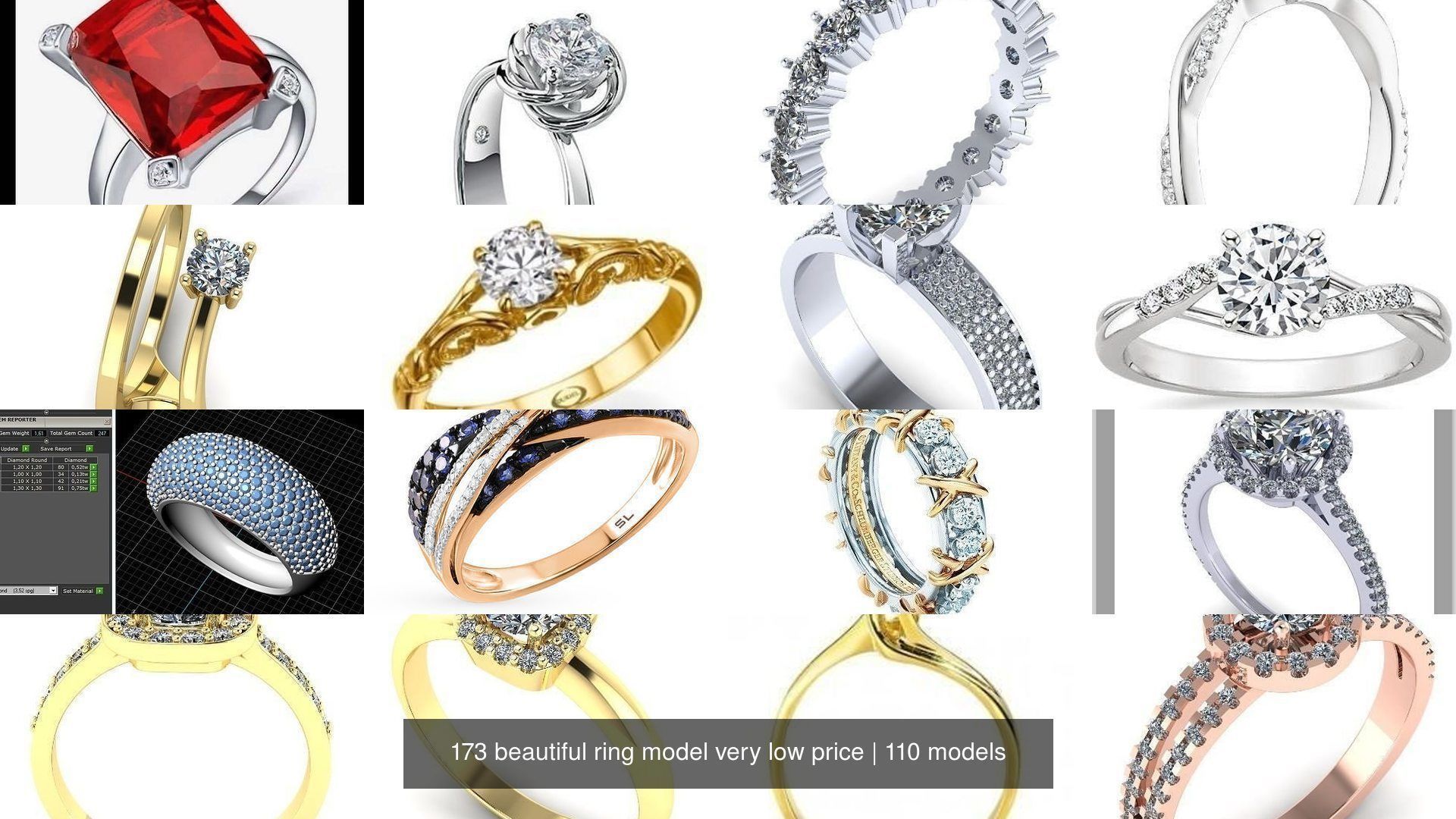 173 beautiful ring model very low price 3D Model Collection_216