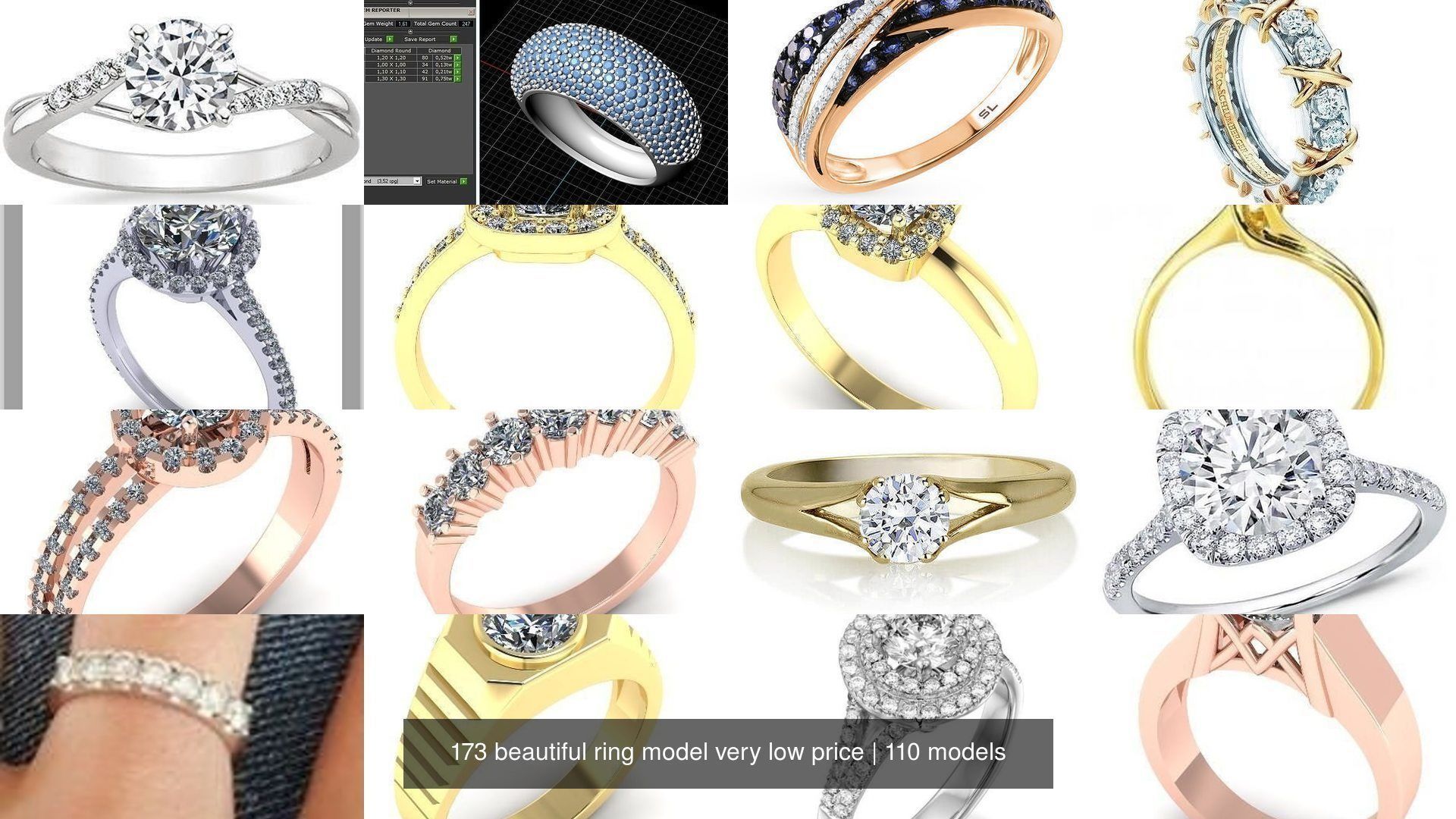 173 beautiful ring model very low price 3D Model Collection_248