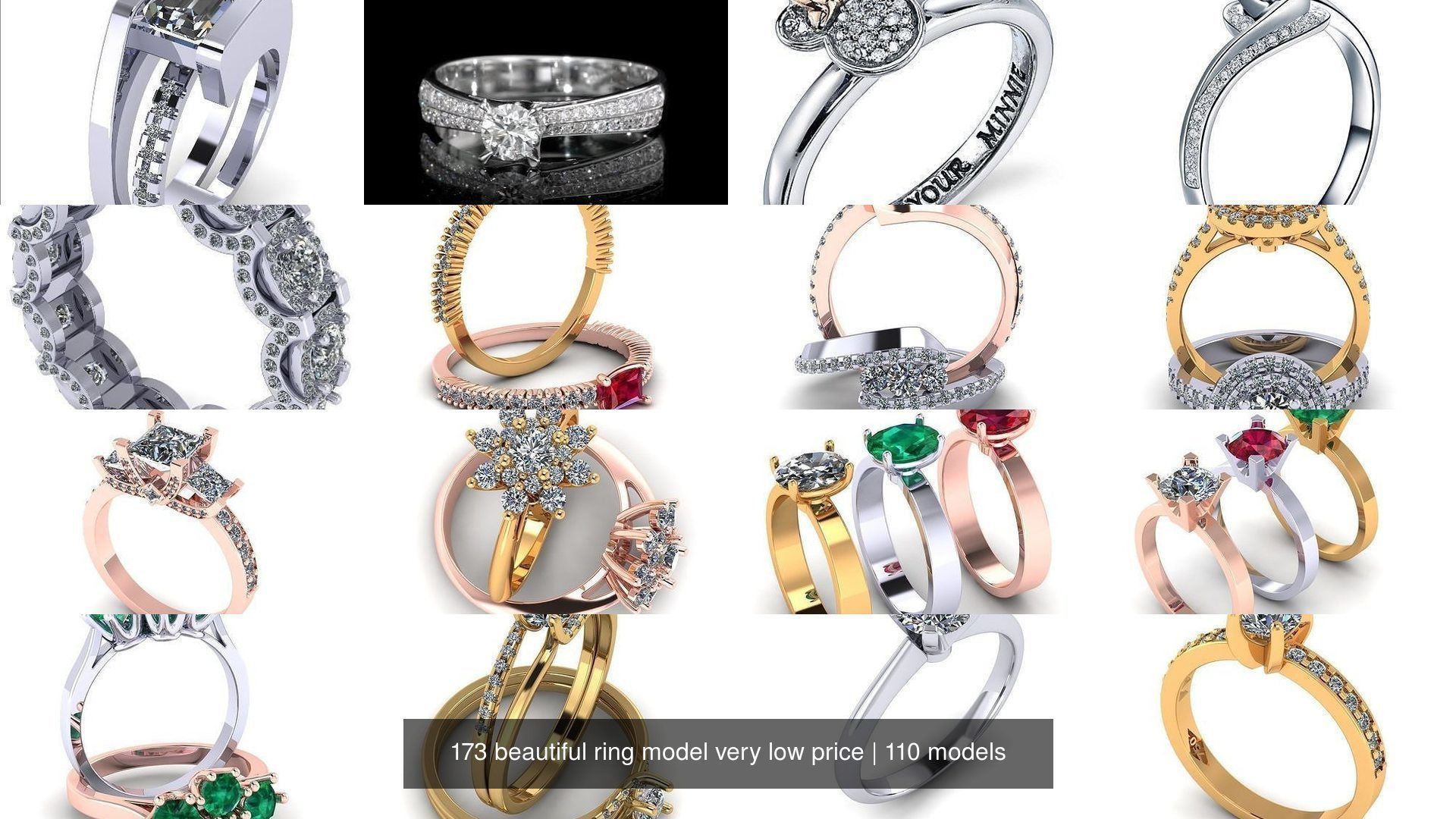 173 beautiful ring model very low price 3D Model Collection_348