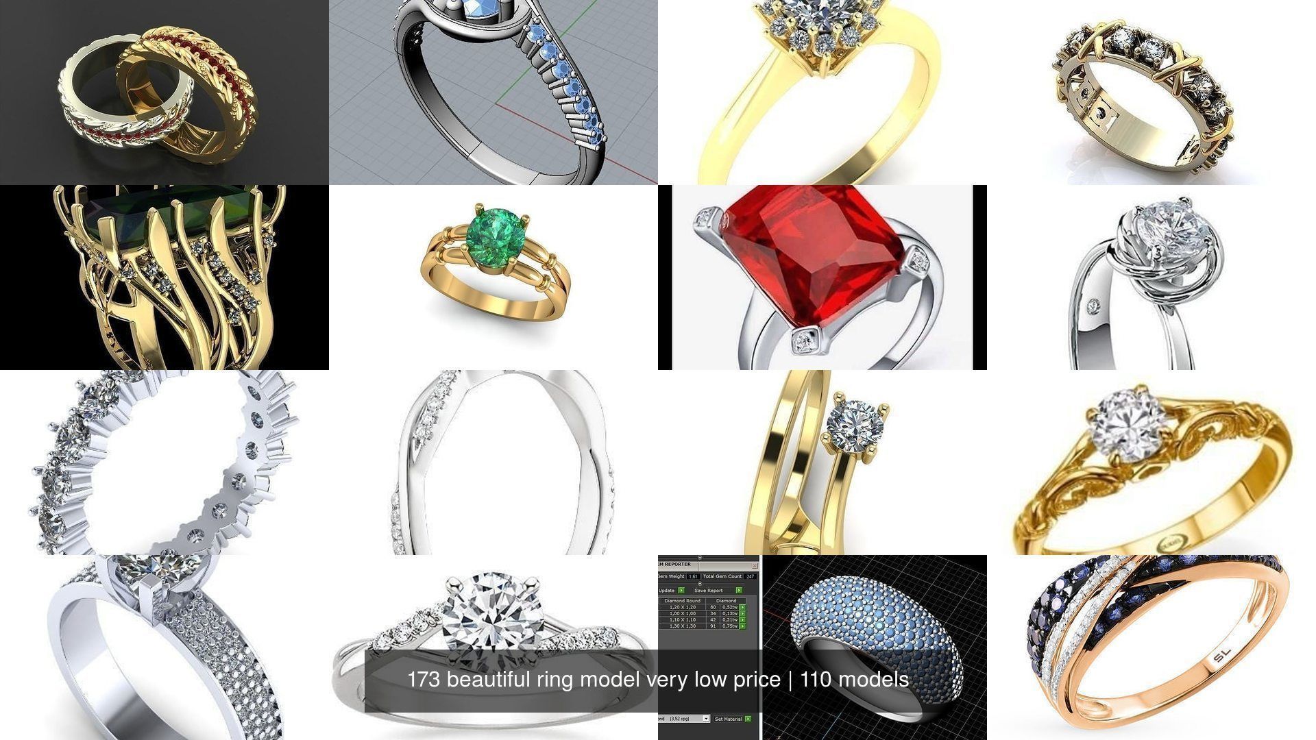 173 beautiful ring model very low price 3D Model Collection_215