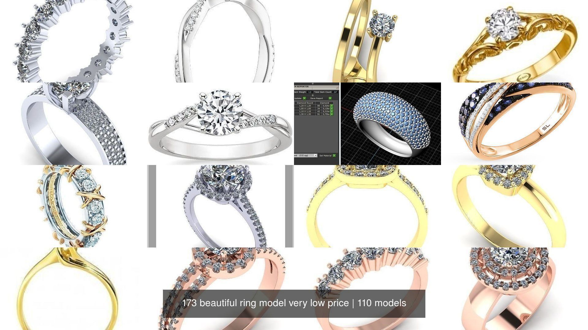 173 beautiful ring model very low price 3D Model Collection_236
