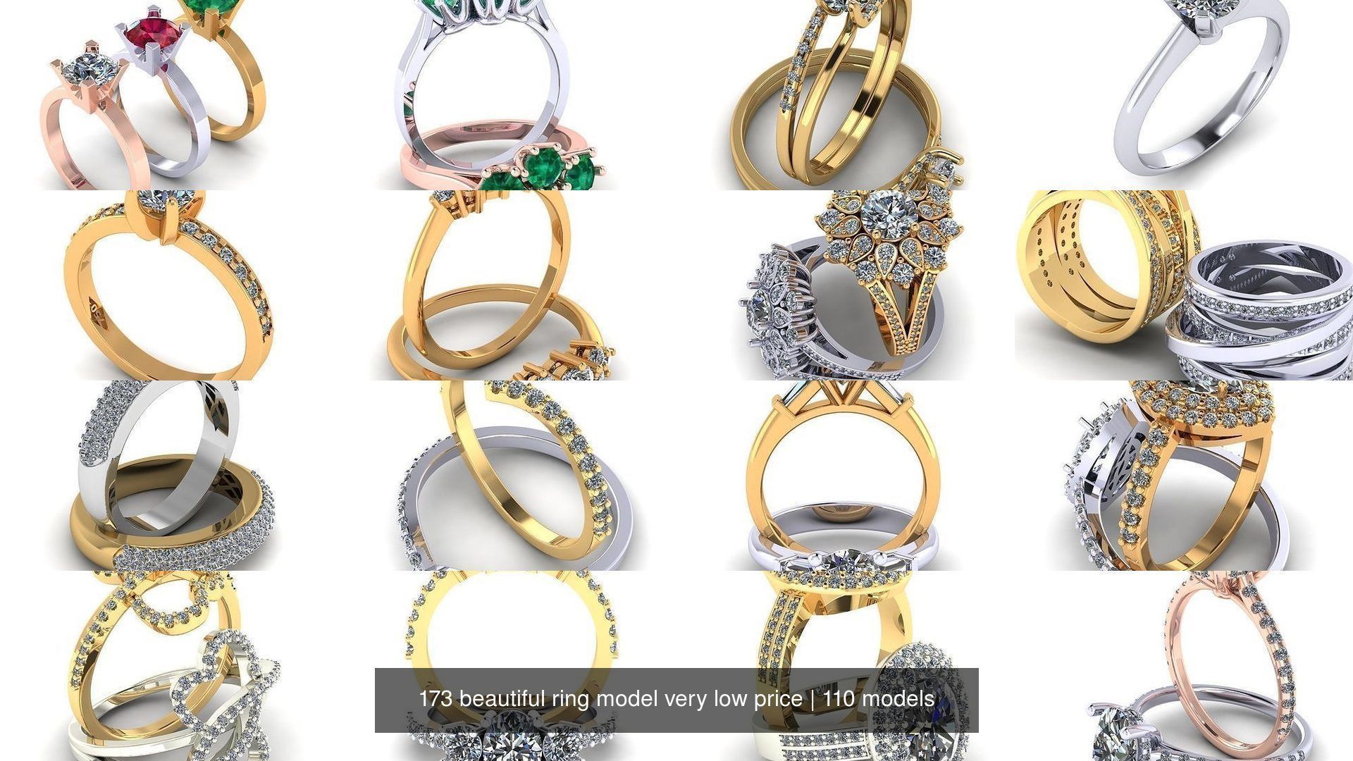 173 beautiful ring model very low price 3D Model Collection_410