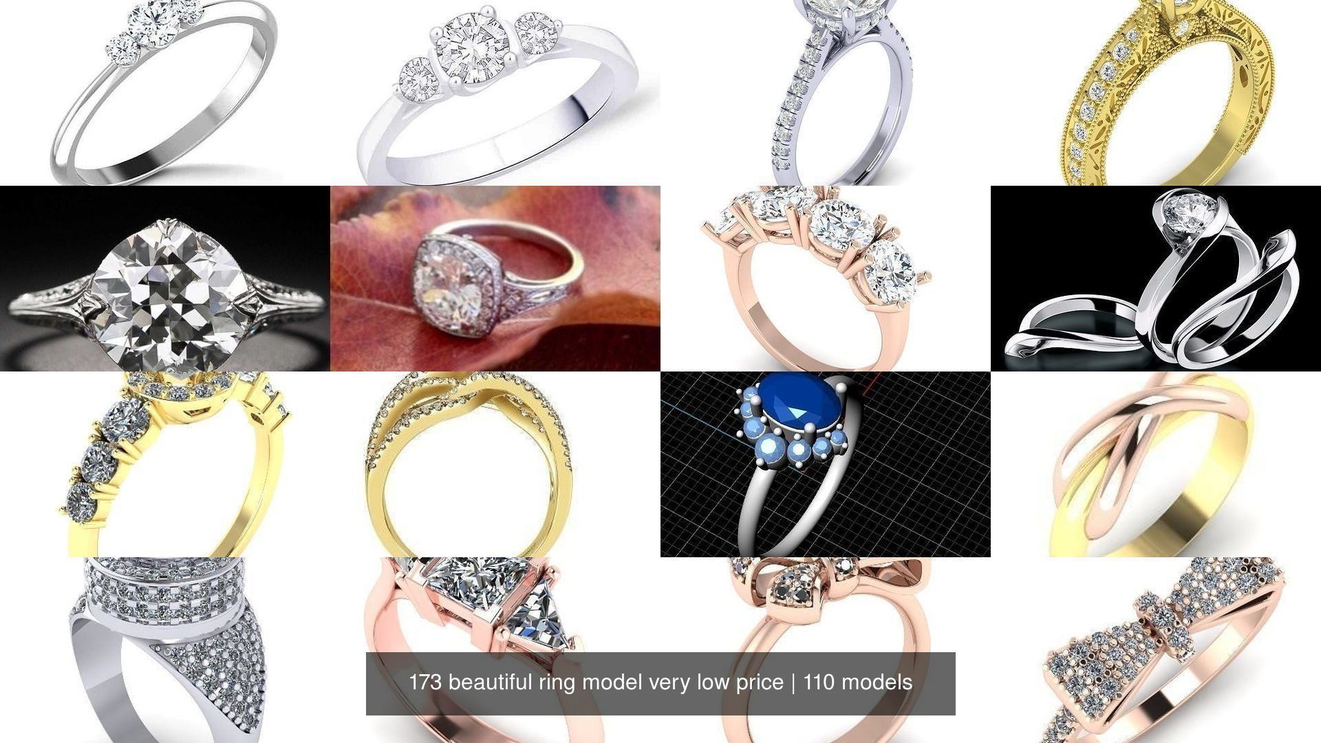 173 beautiful ring model very low price 3D Model Collection_93