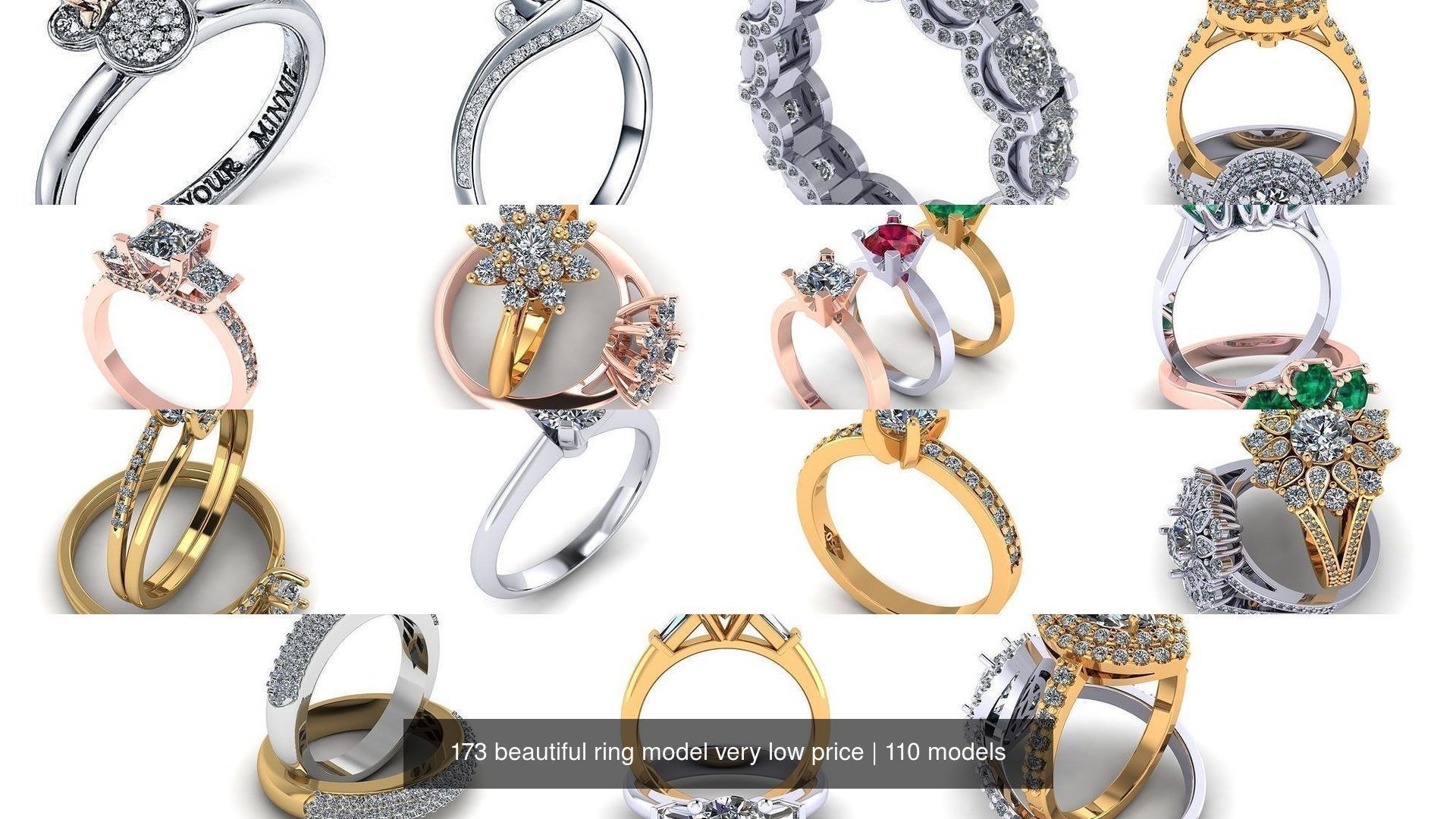 173 beautiful ring model very low price 3D Model Collection_326