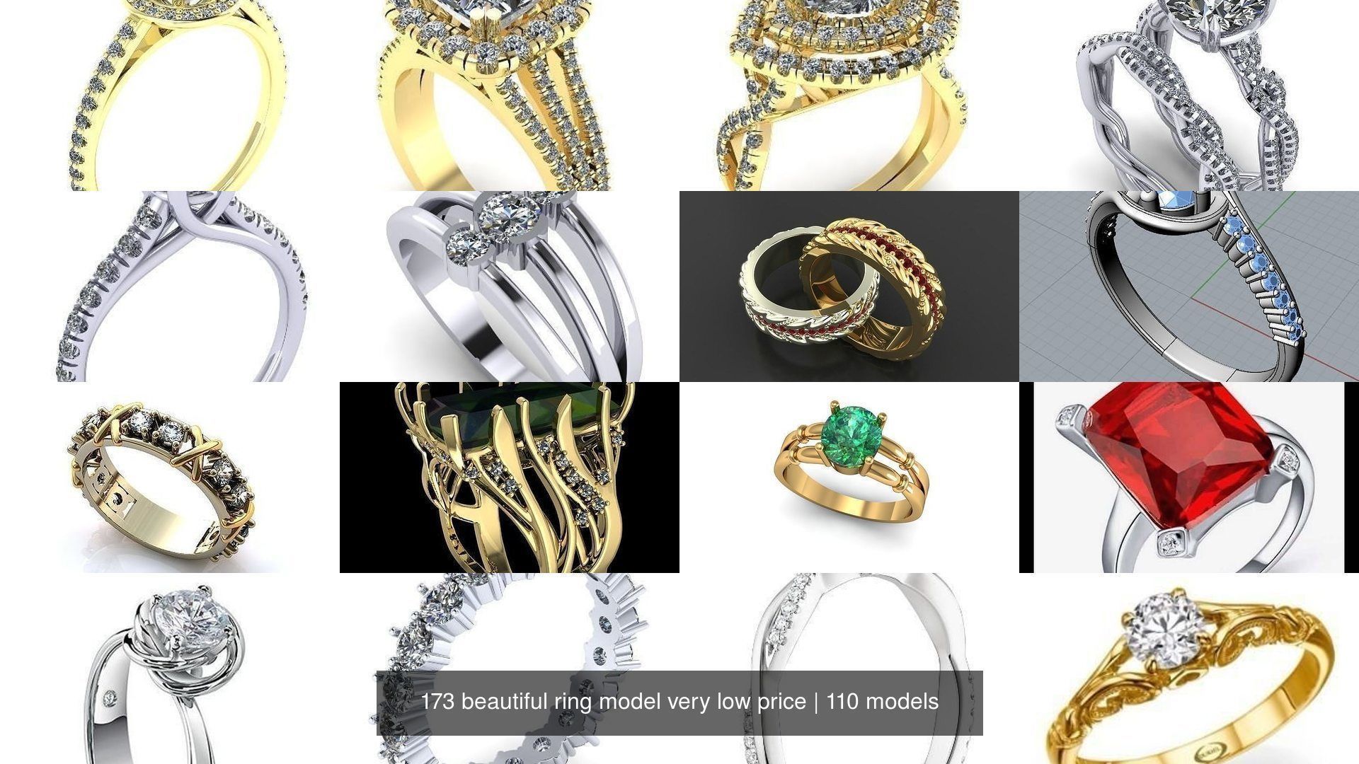 173 beautiful ring model very low price 3D Model Collection_166