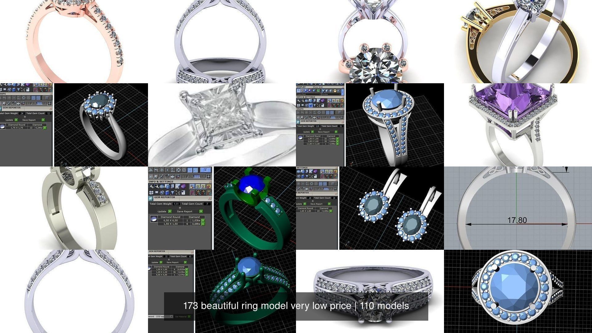 173 beautiful ring model very low price 3D Model Collection_458