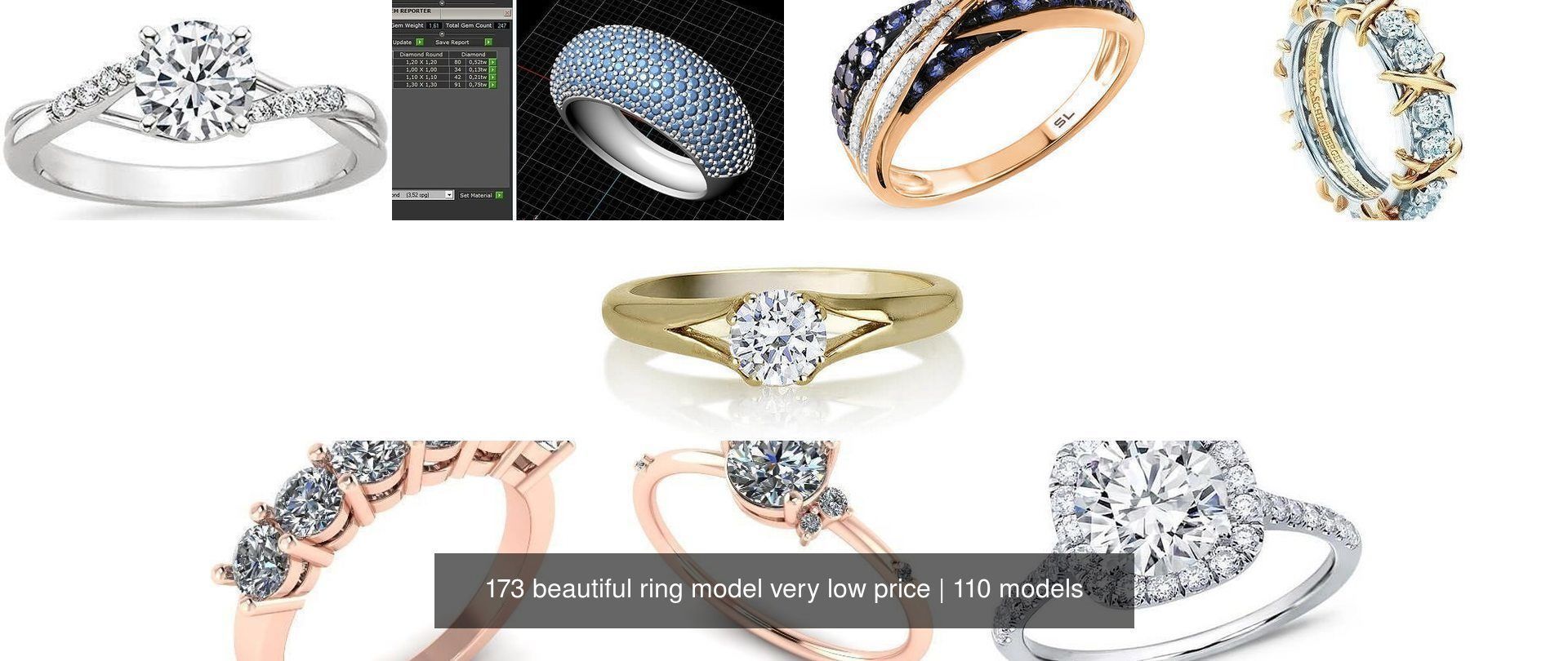 173 beautiful ring model very low price 3D Model Collection_235