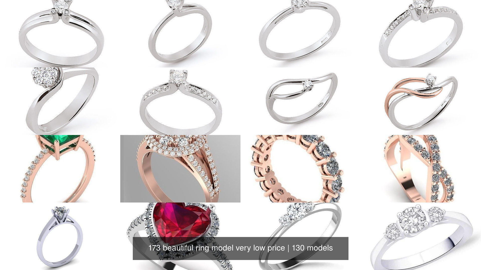 173 beautiful ring model very low price 3D Model Collection_37