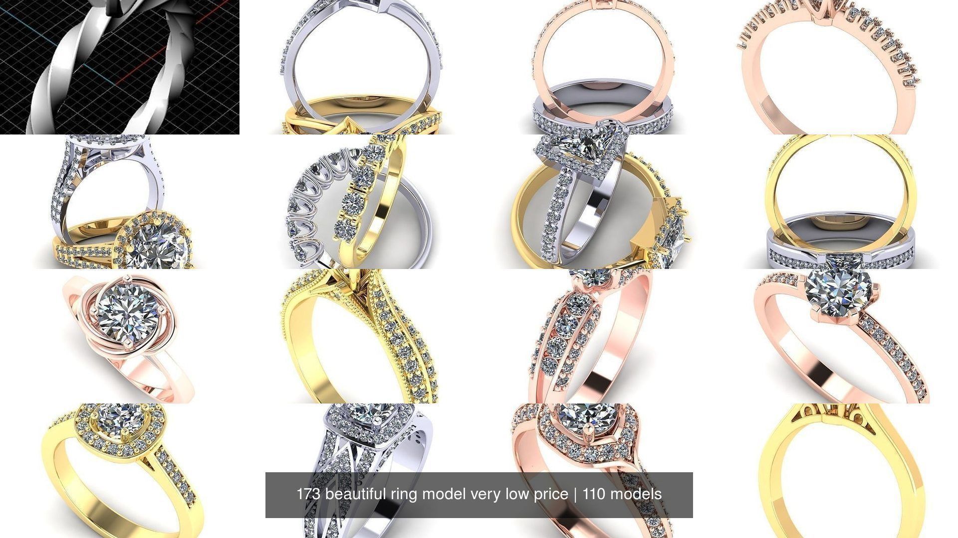 173 beautiful ring model very low price 3D Model Collection_472