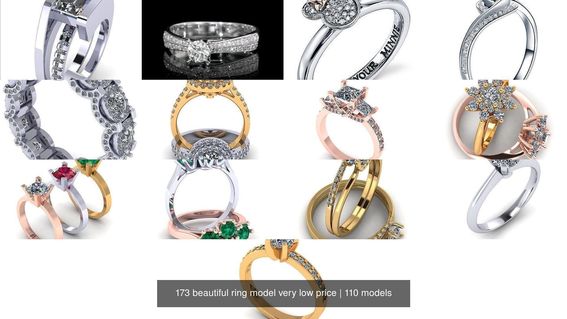 173 beautiful ring model very low price 3D Model Collection_296