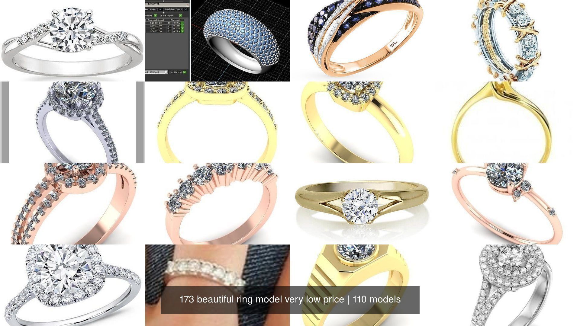 173 beautiful ring model very low price 3D Model Collection_249