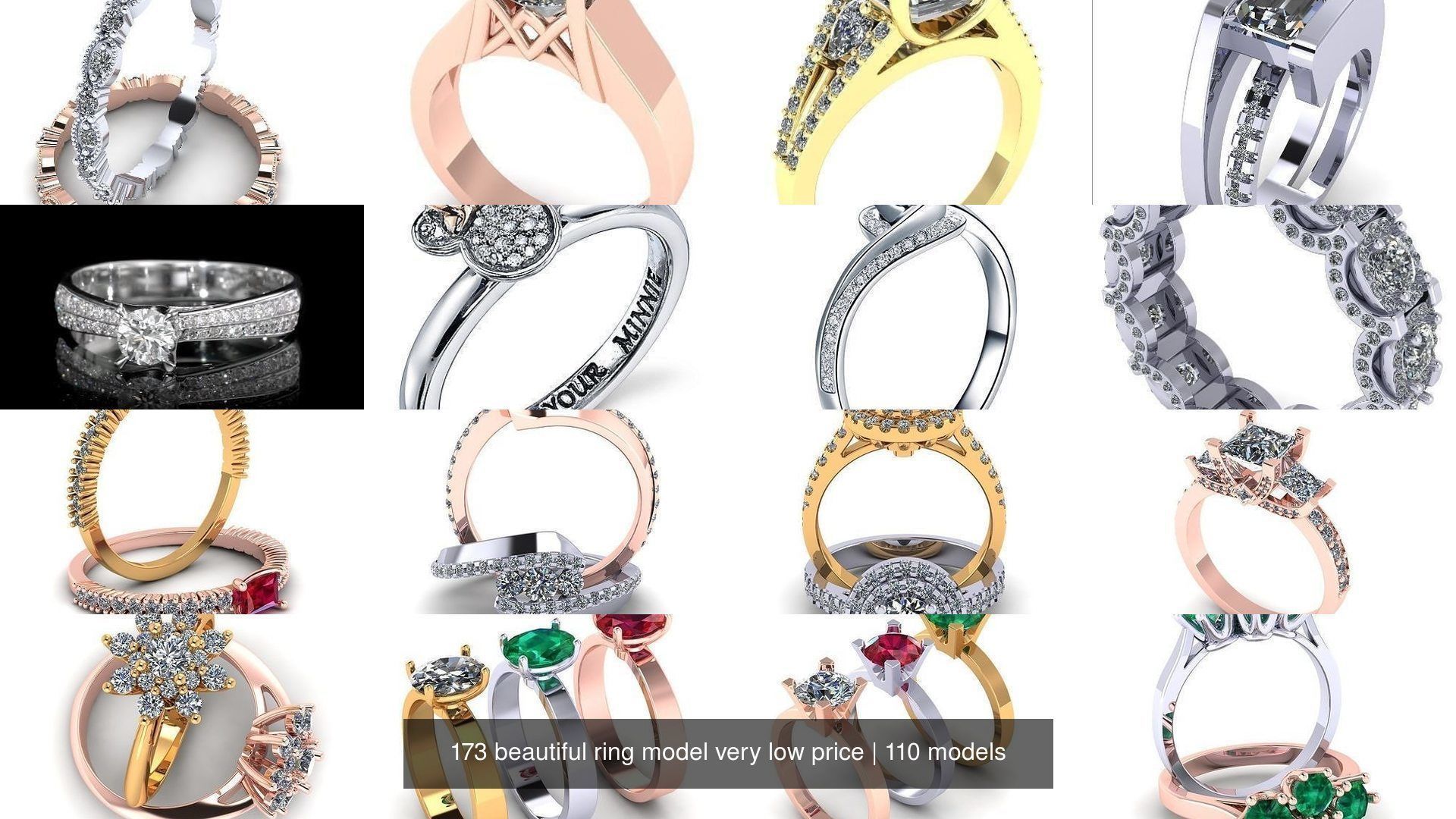 173 beautiful ring model very low price 3D Model Collection_344