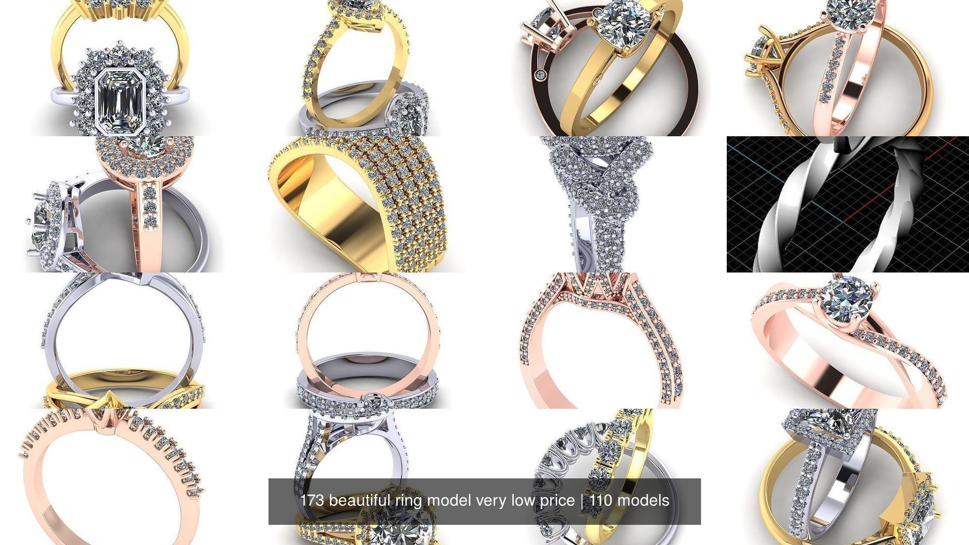 173 beautiful ring model very low price 3D Model Collection_481