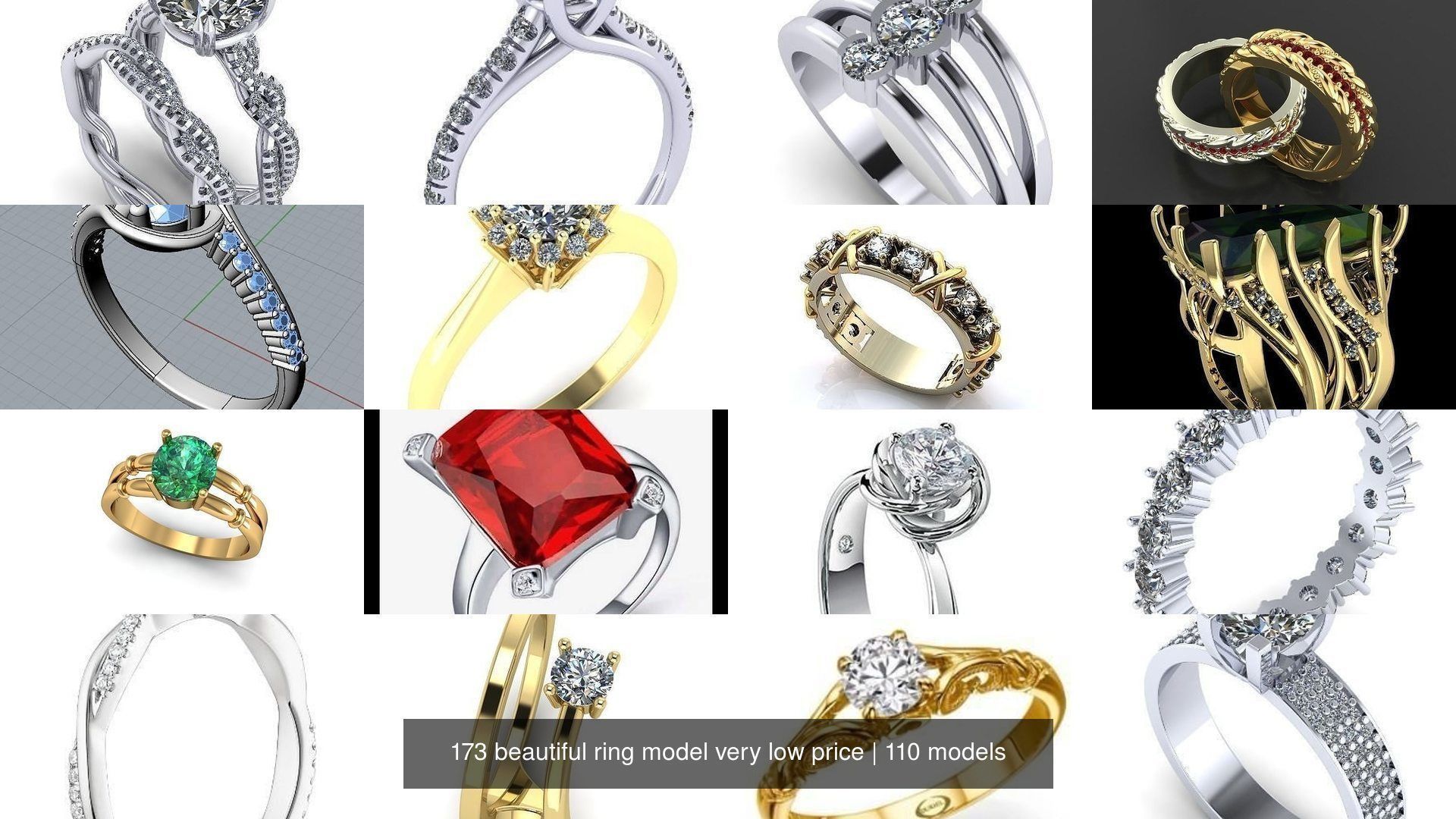 173 beautiful ring model very low price 3D Model Collection_213
