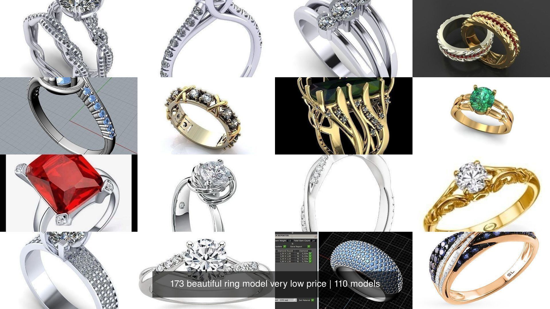 173 beautiful ring model very low price 3D Model Collection_192
