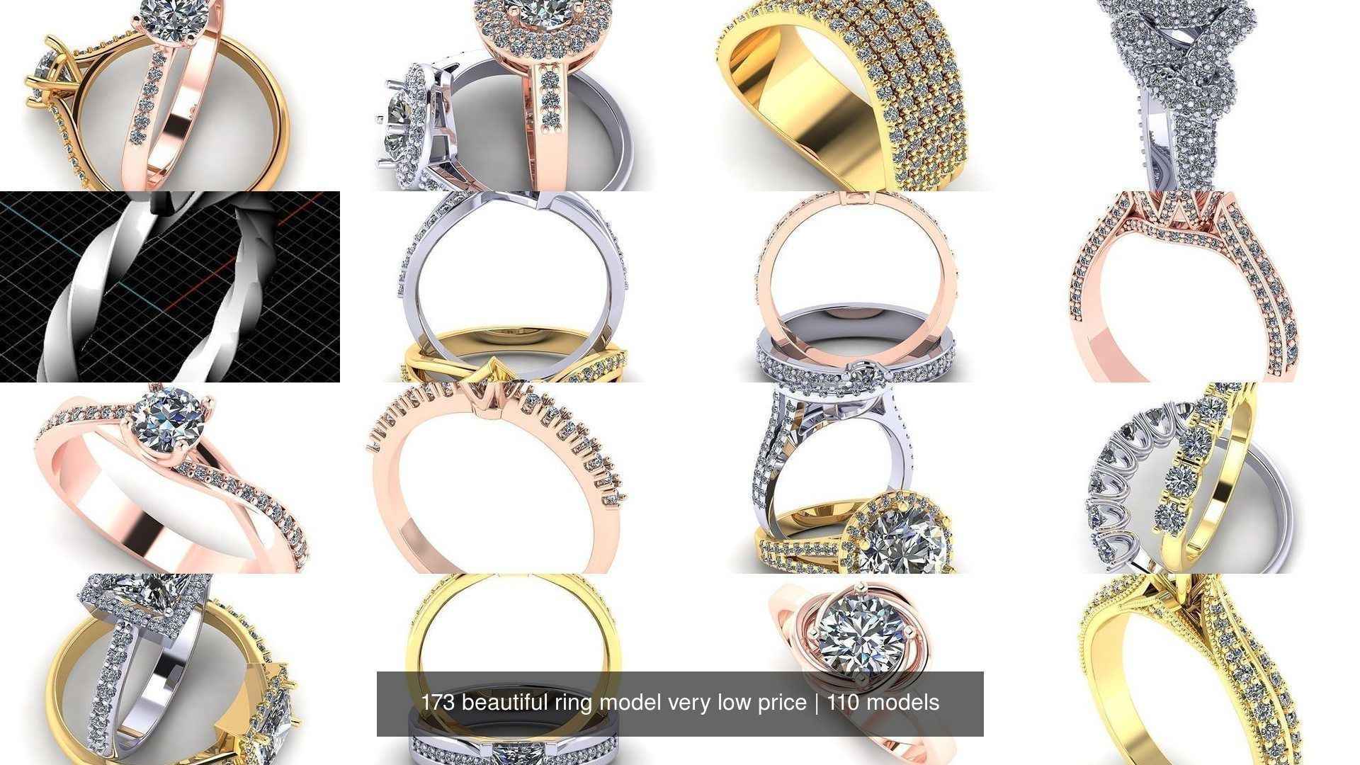 173 beautiful ring model very low price 3D Model Collection_464