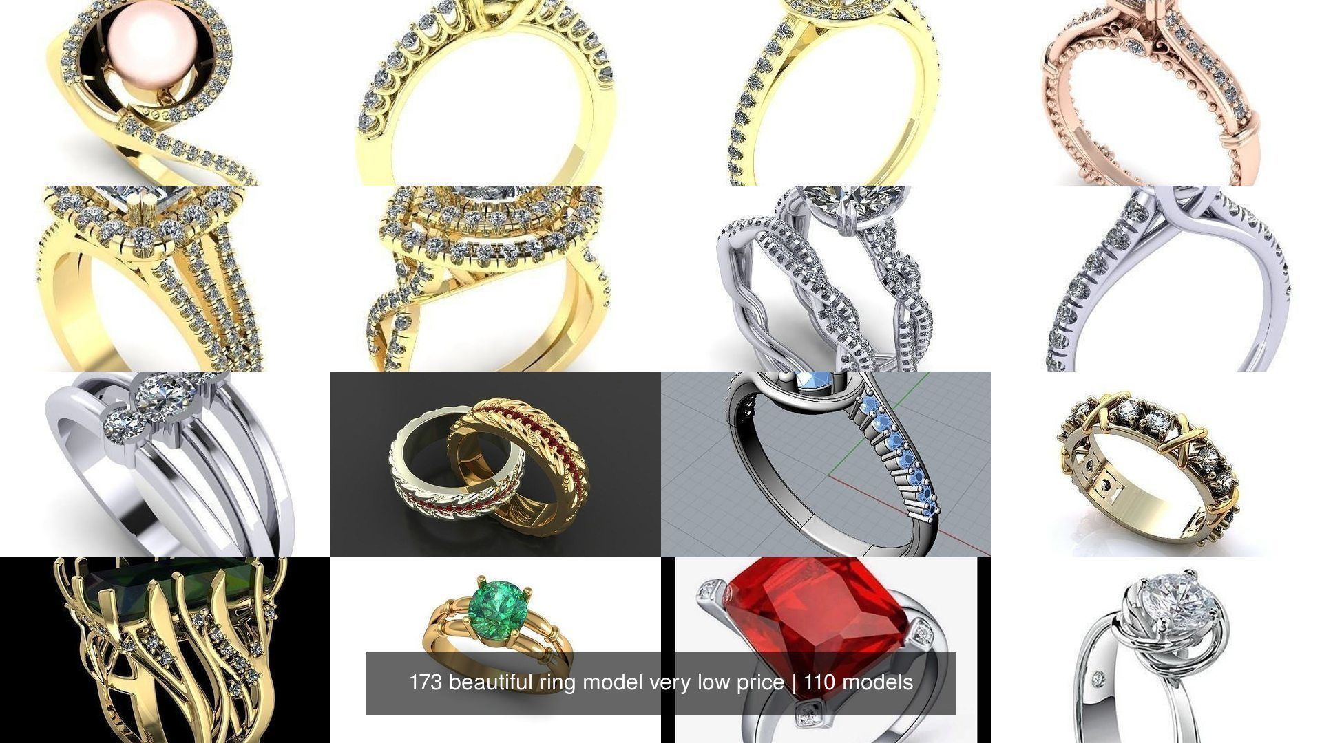 173 beautiful ring model very low price 3D Model Collection_169