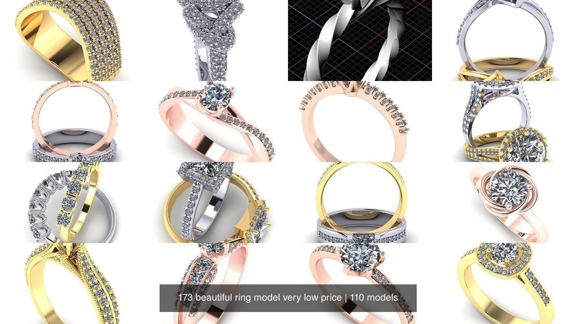 173 beautiful ring model very low price 3D Model Collection_466