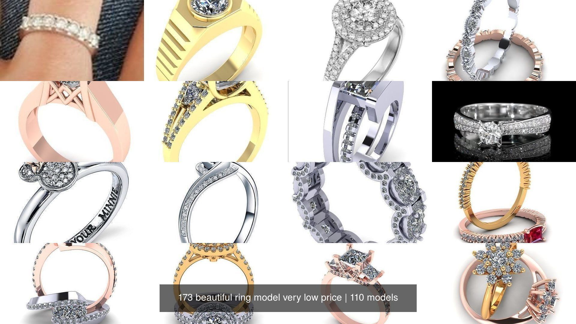 173 beautiful ring model very low price 3D Model Collection_290