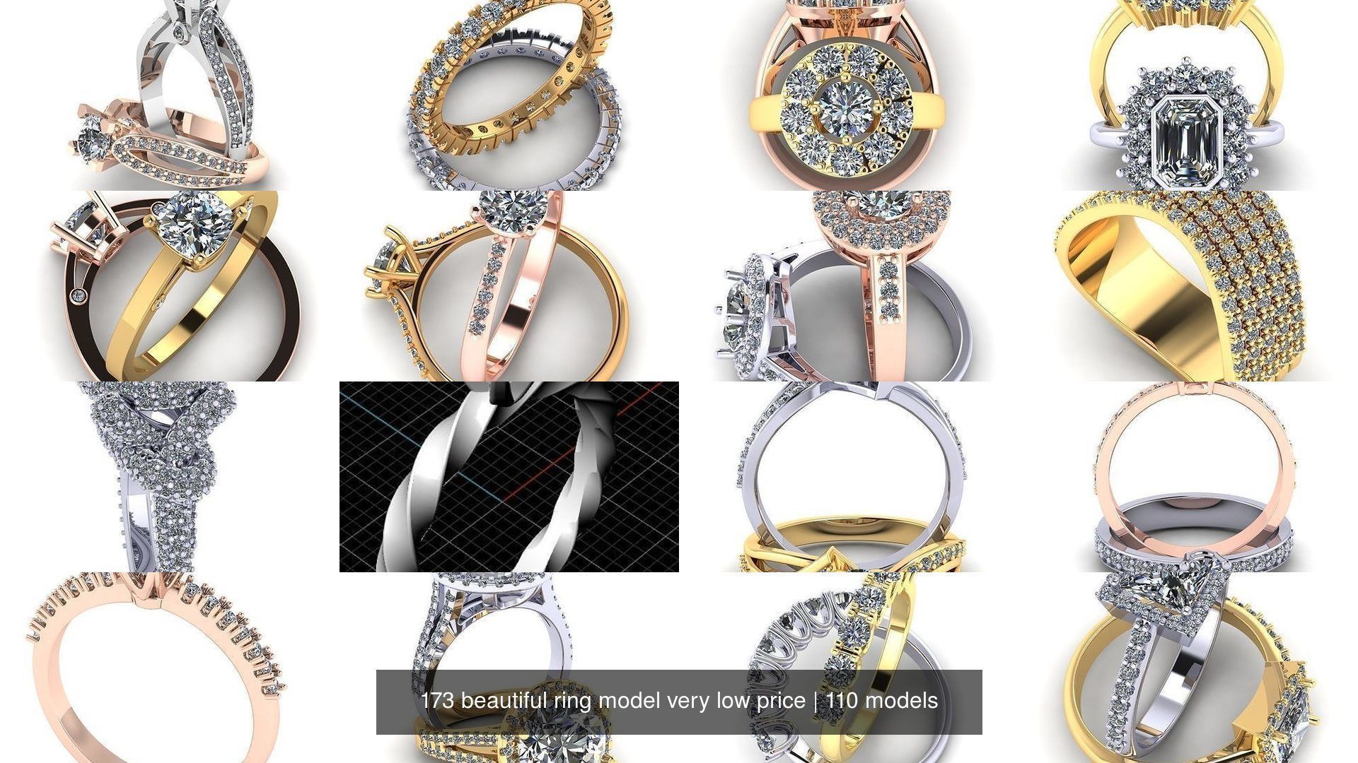 173 beautiful ring model very low price 3D Model Collection_417