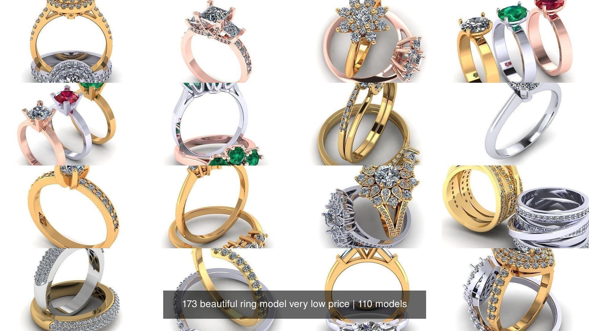 173 beautiful ring model very low price 3D Model Collection_353