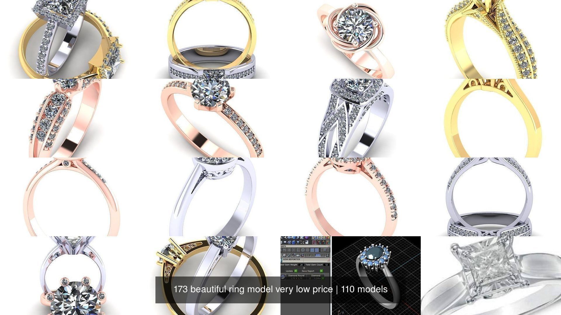 173 beautiful ring model very low price 3D Model Collection_493
