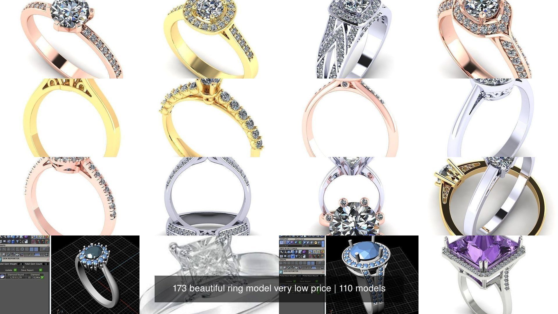 173 beautiful ring model very low price 3D Model Collection_513