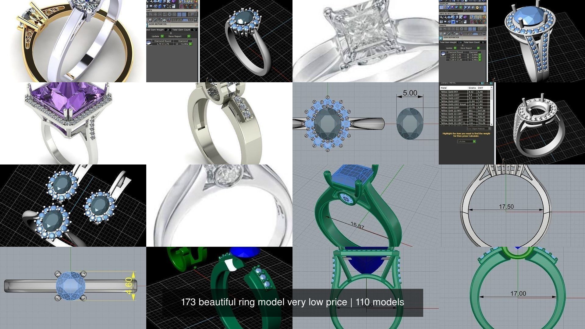 173 beautiful ring model very low price 3D Model Collection_489