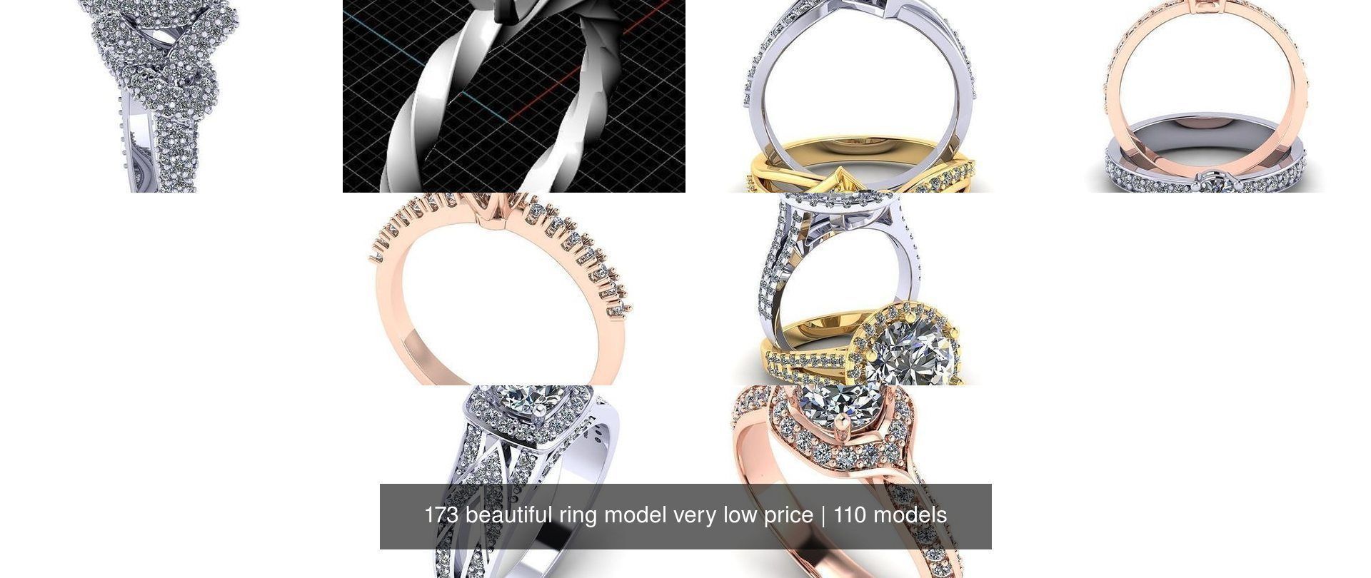 173 beautiful ring model very low price 3D Model Collection_490