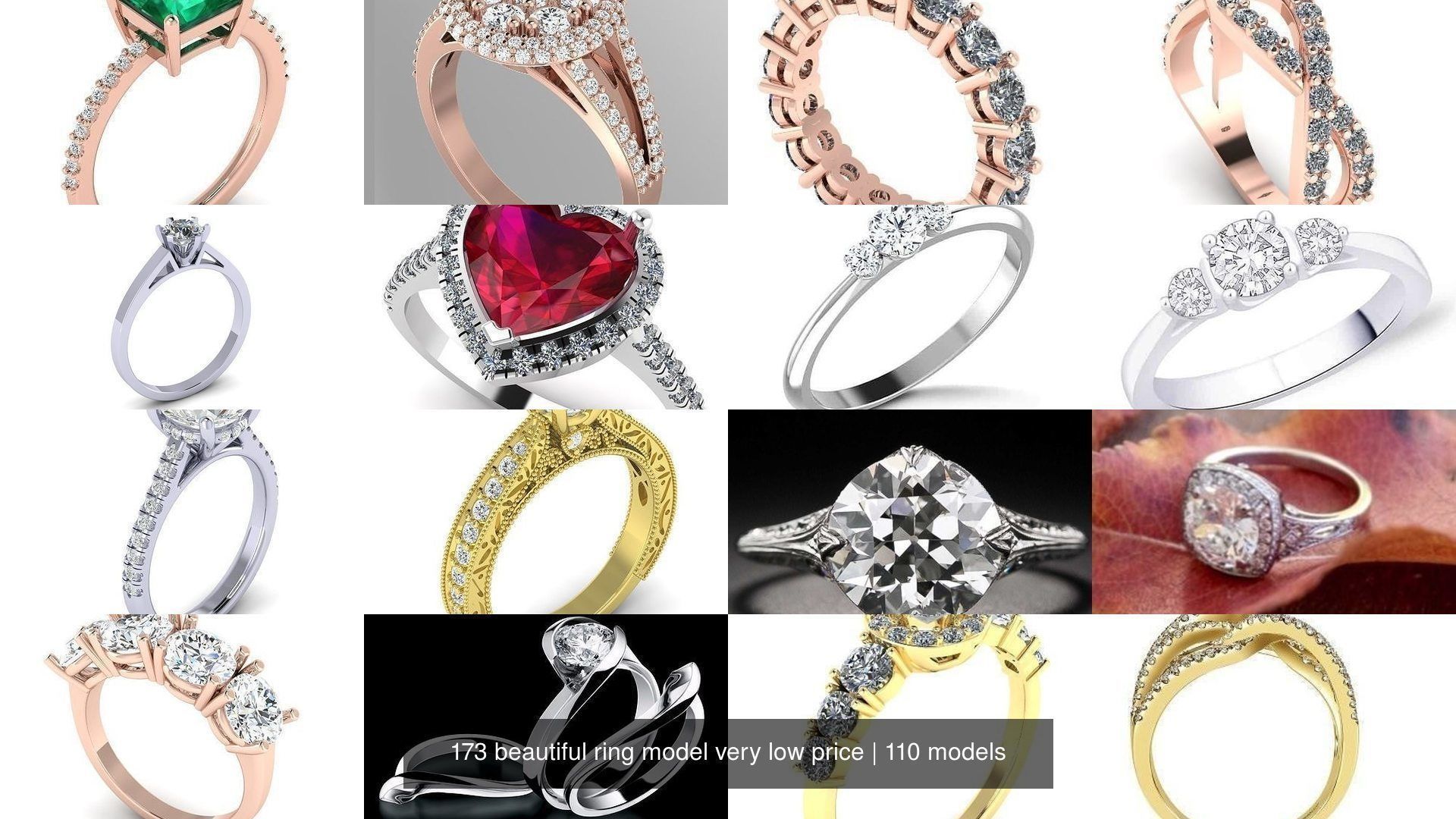 173 beautiful ring model very low price 3D Model Collection_70