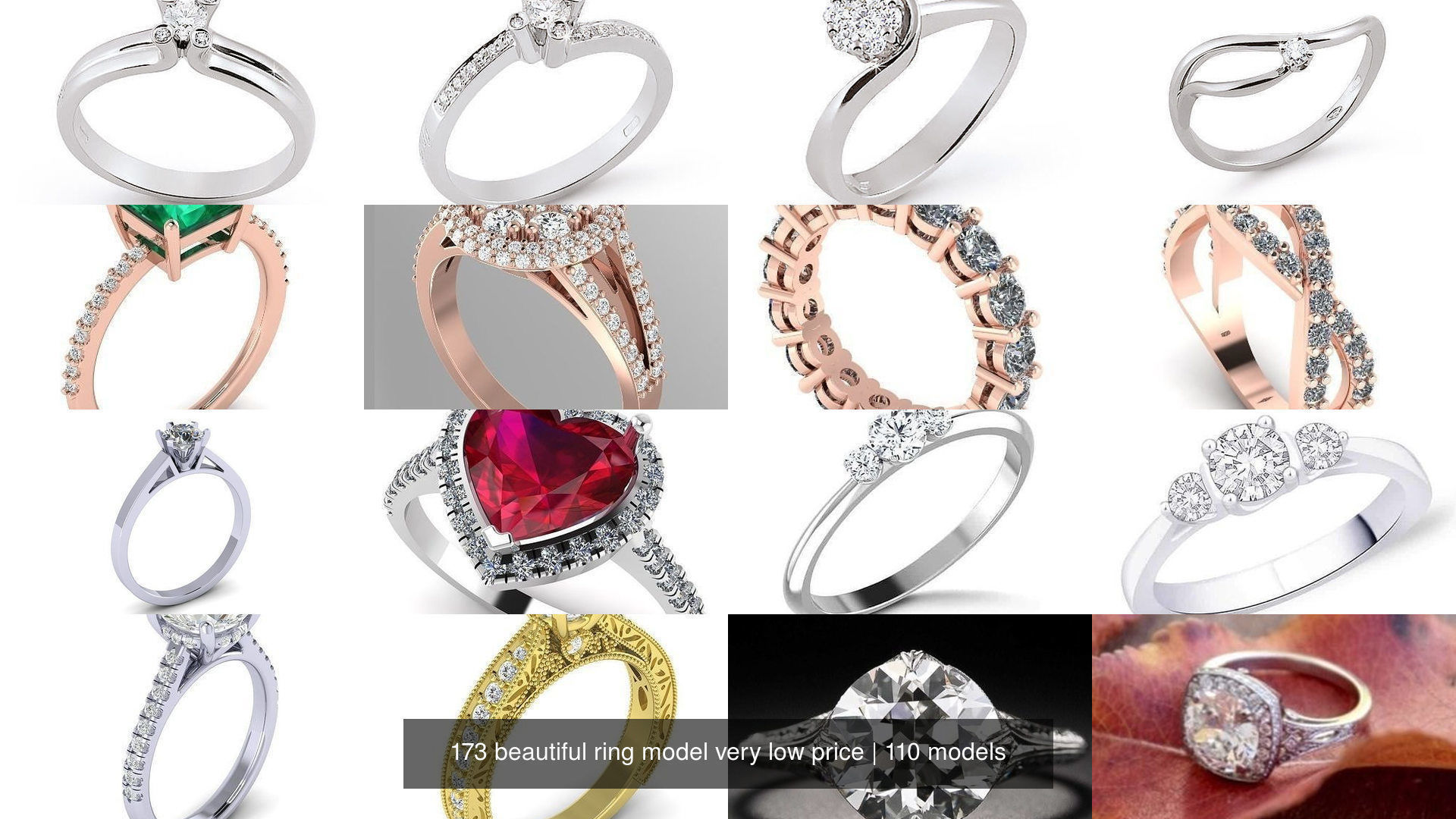 173 beautiful ring model very low price 3D Model Collection_65