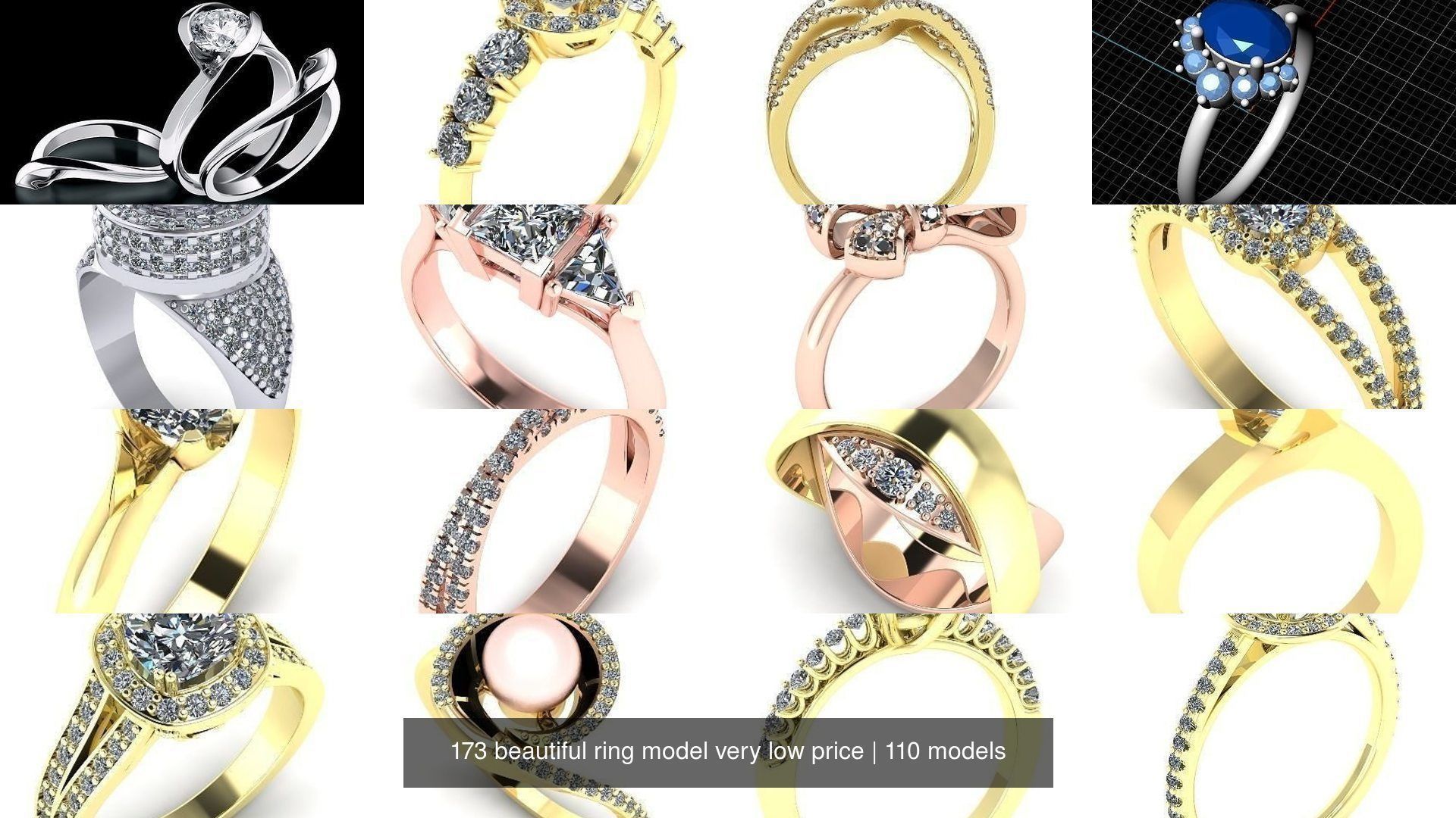 173 beautiful ring model very low price 3D Model Collection_126