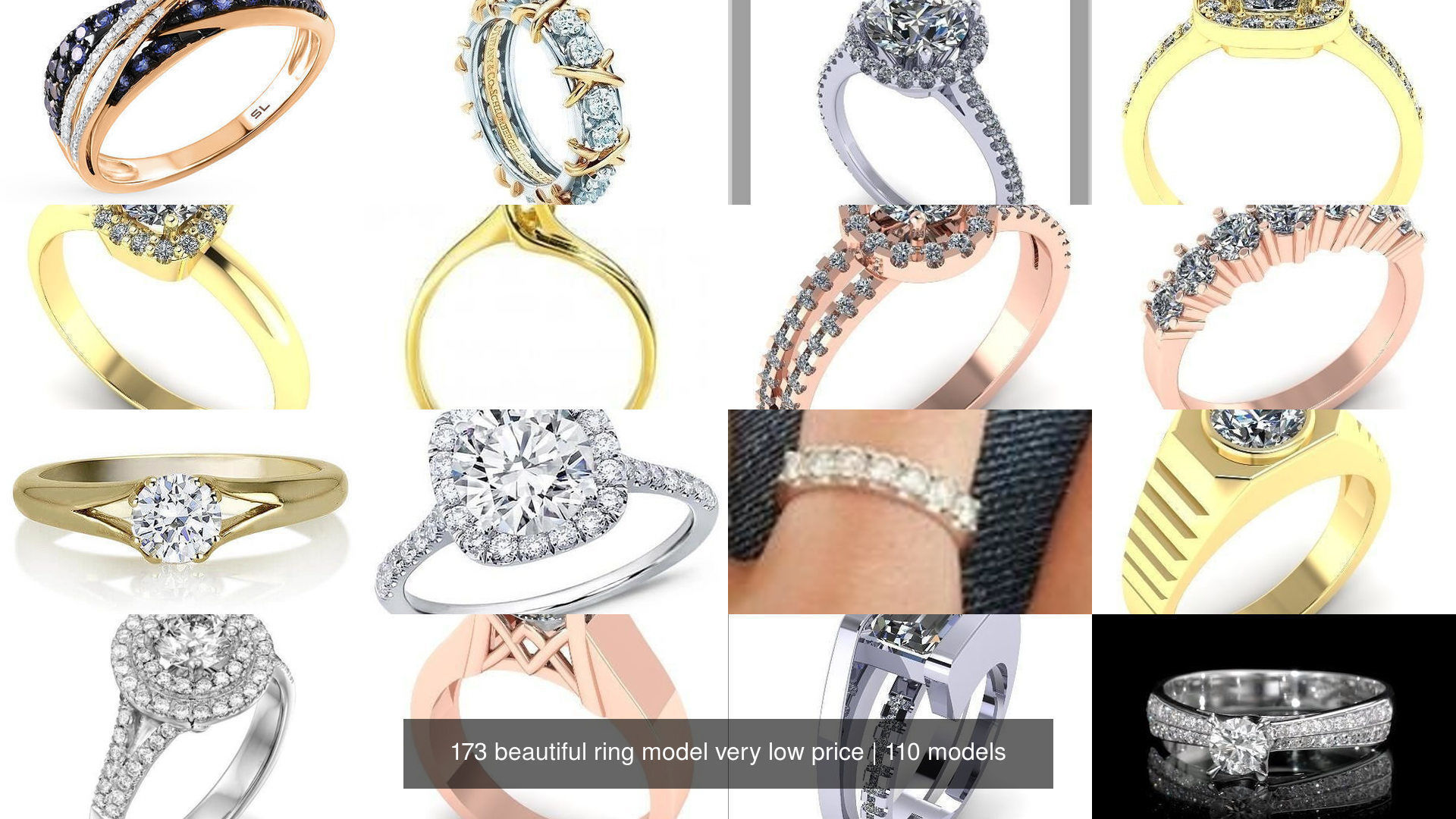 173 beautiful ring model very low price 3D Model Collection_262