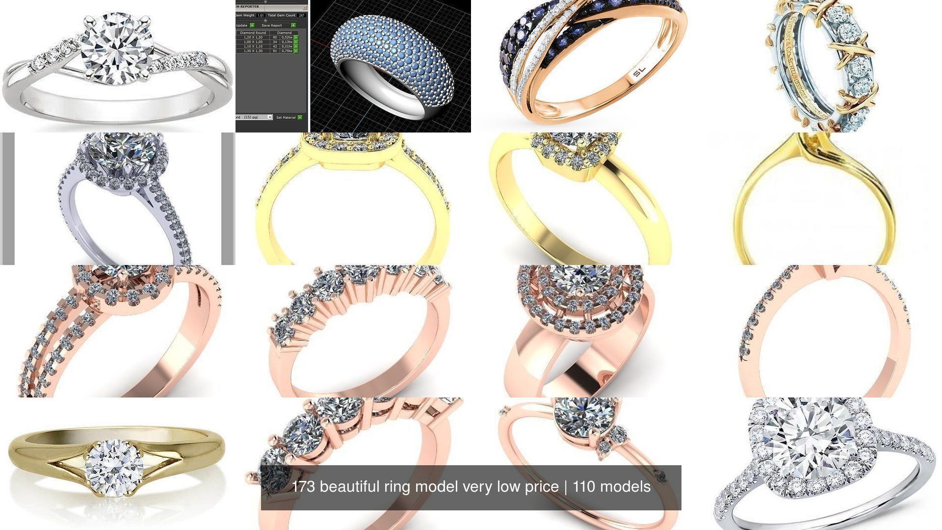 173 beautiful ring model very low price 3D Model Collection_276