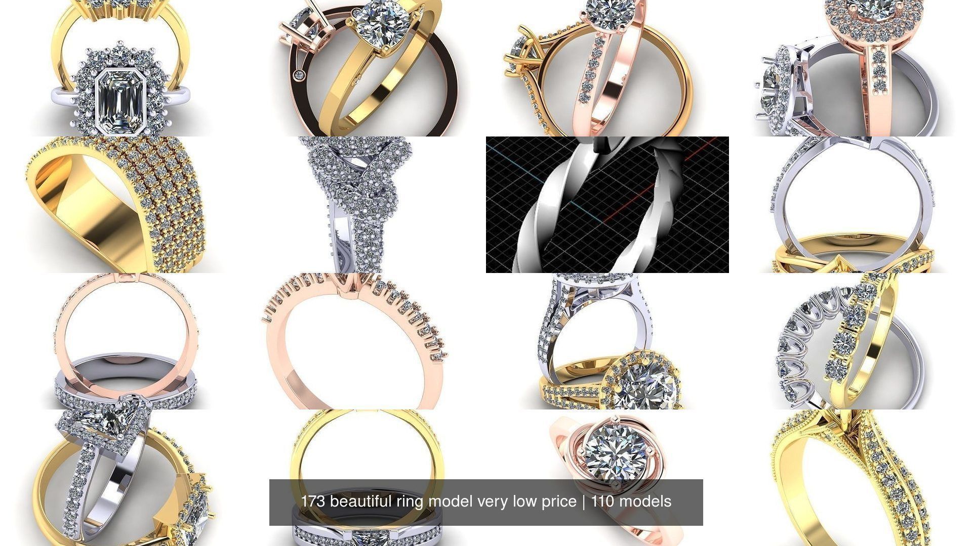 173 beautiful ring model very low price 3D Model Collection_422
