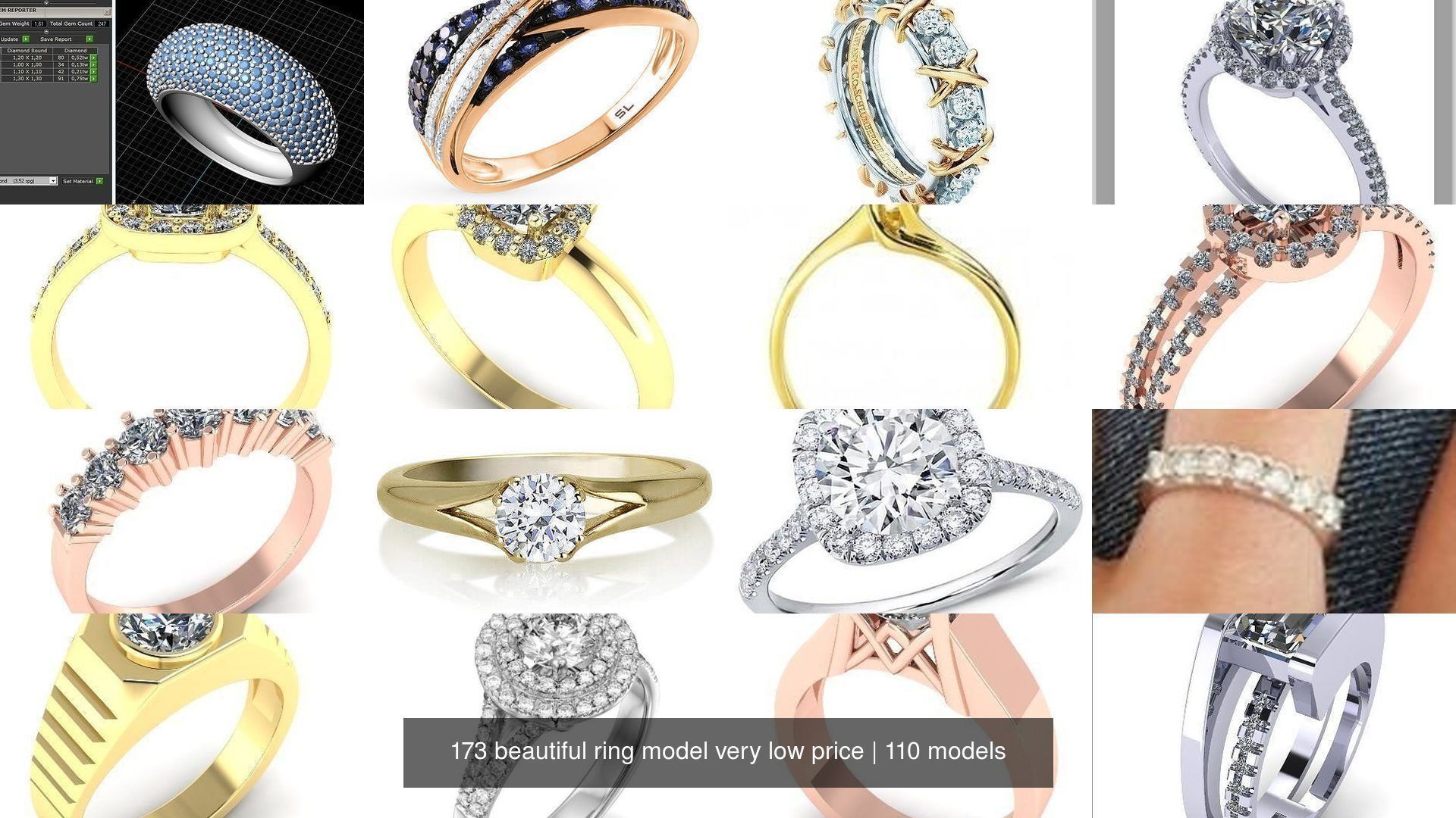 173 beautiful ring model very low price 3D Model Collection_255