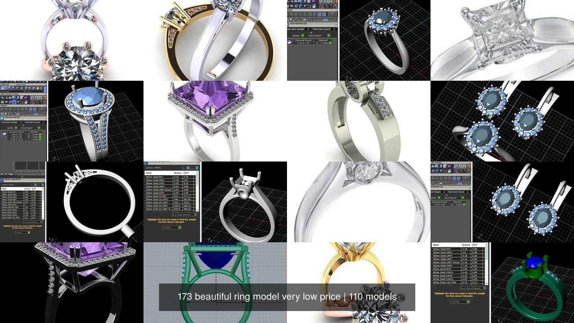 173 beautiful ring model very low price 3D Model Collection_533