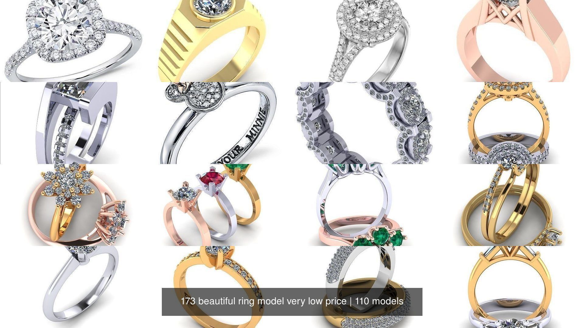 173 beautiful ring model very low price 3D Model Collection_275