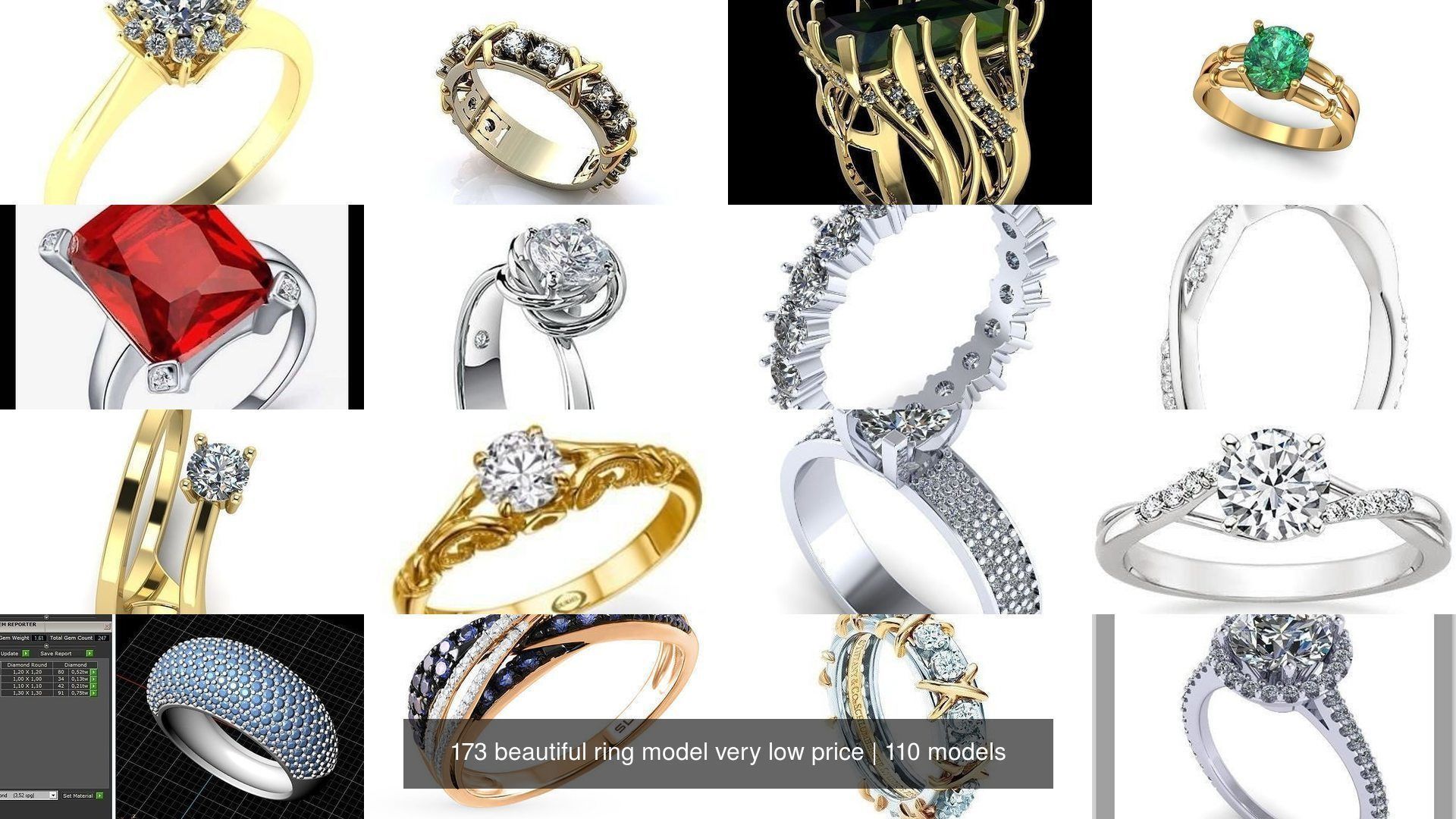 173 beautiful ring model very low price 3D Model Collection_227