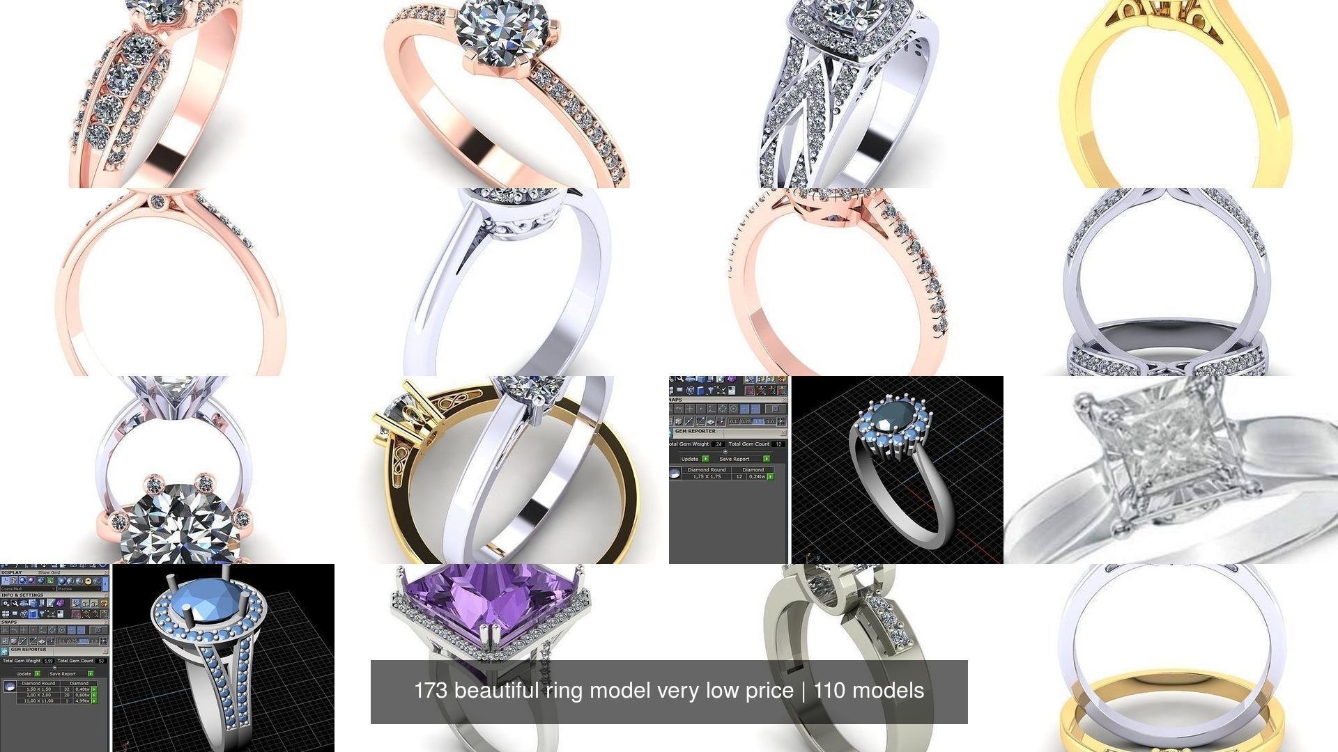 173 beautiful ring model very low price 3D Model Collection_476