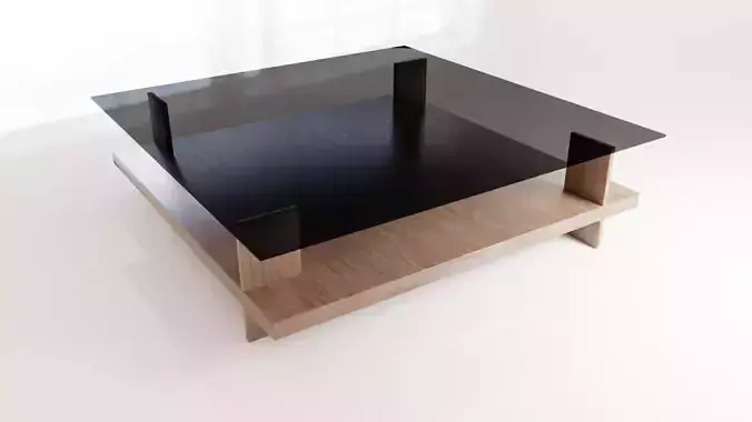 Coffee Table Classic 2 Low-poly 3D model