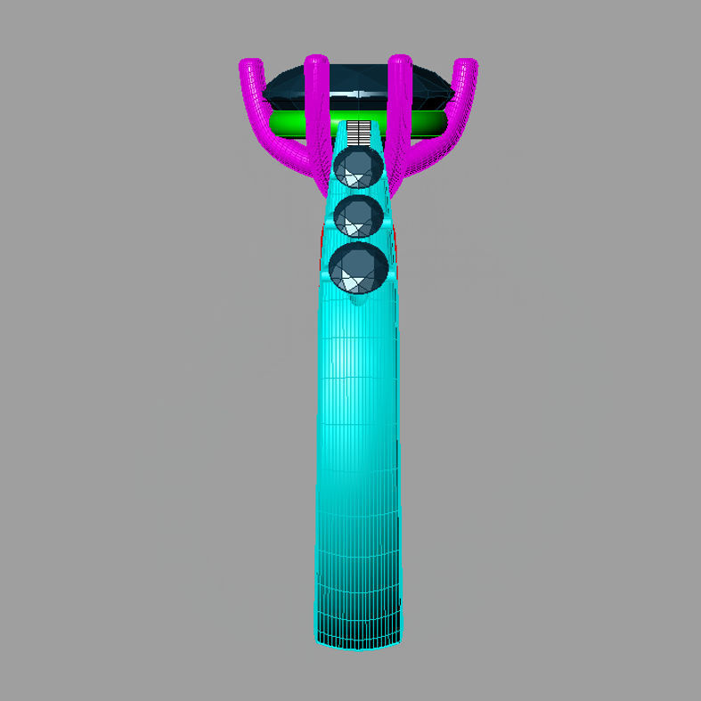 Women ring Engagement Solitarie gems Round Solitario Sl76 3D print model_4