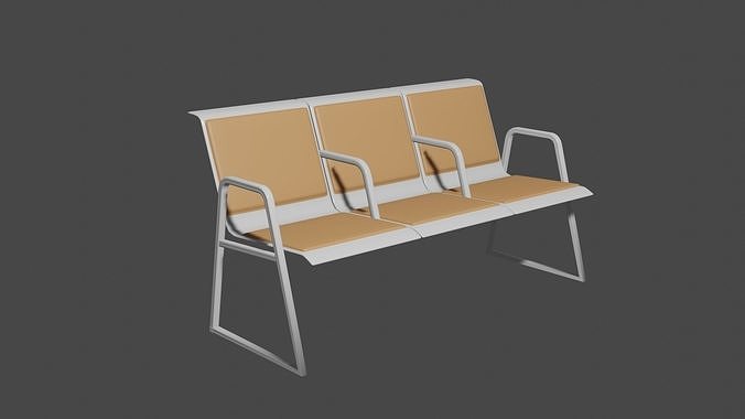 Waiting Room Chair 3D model