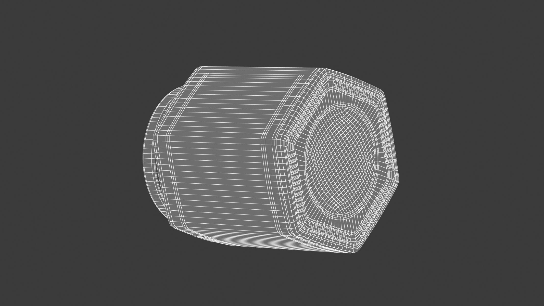 Hexagonal Glass Storage Jars with Label Generic 3D model_8