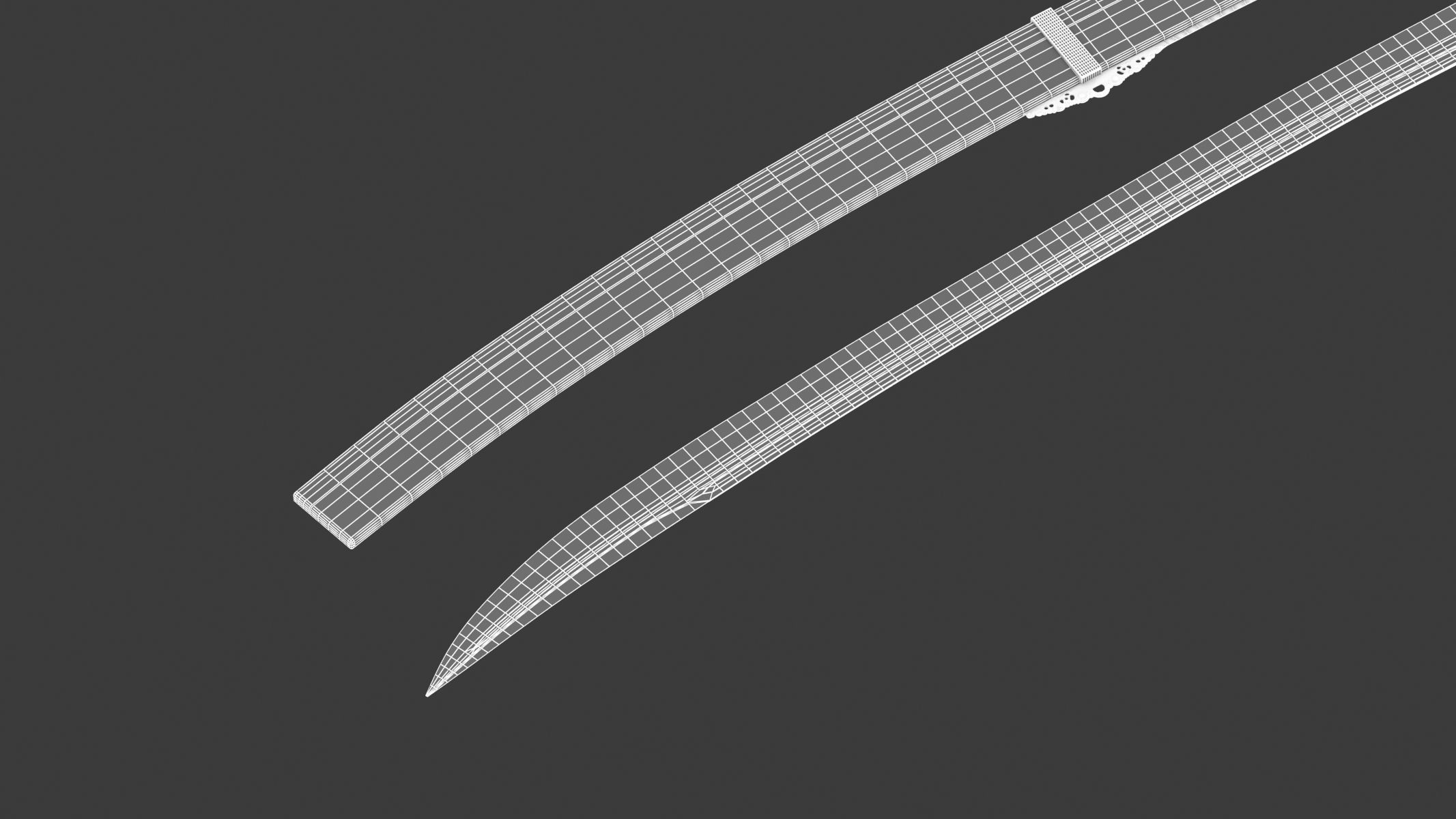 Liuyedao Low-poly 3D model_7