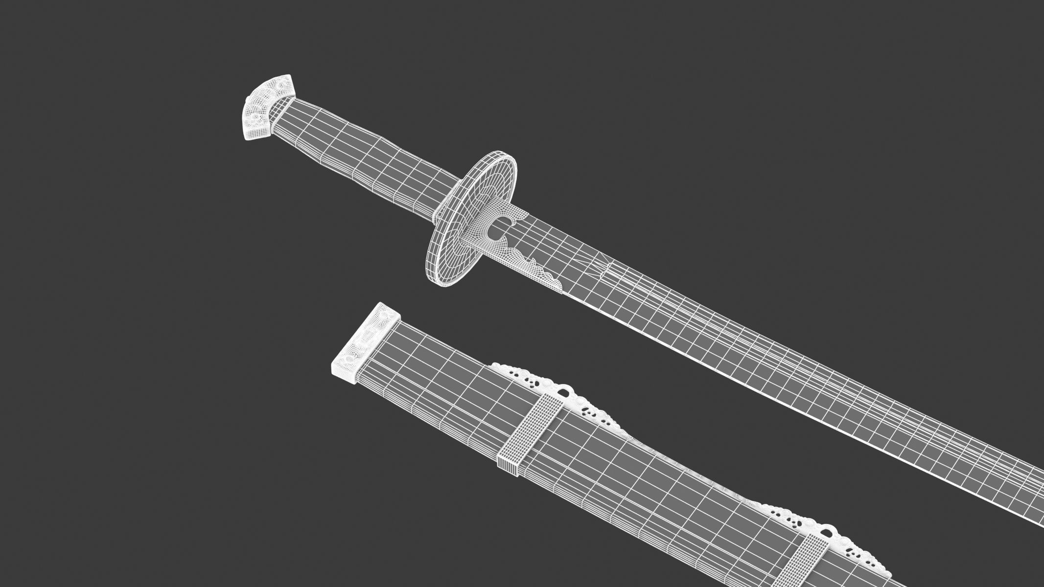 Liuyedao Low-poly 3D model_8