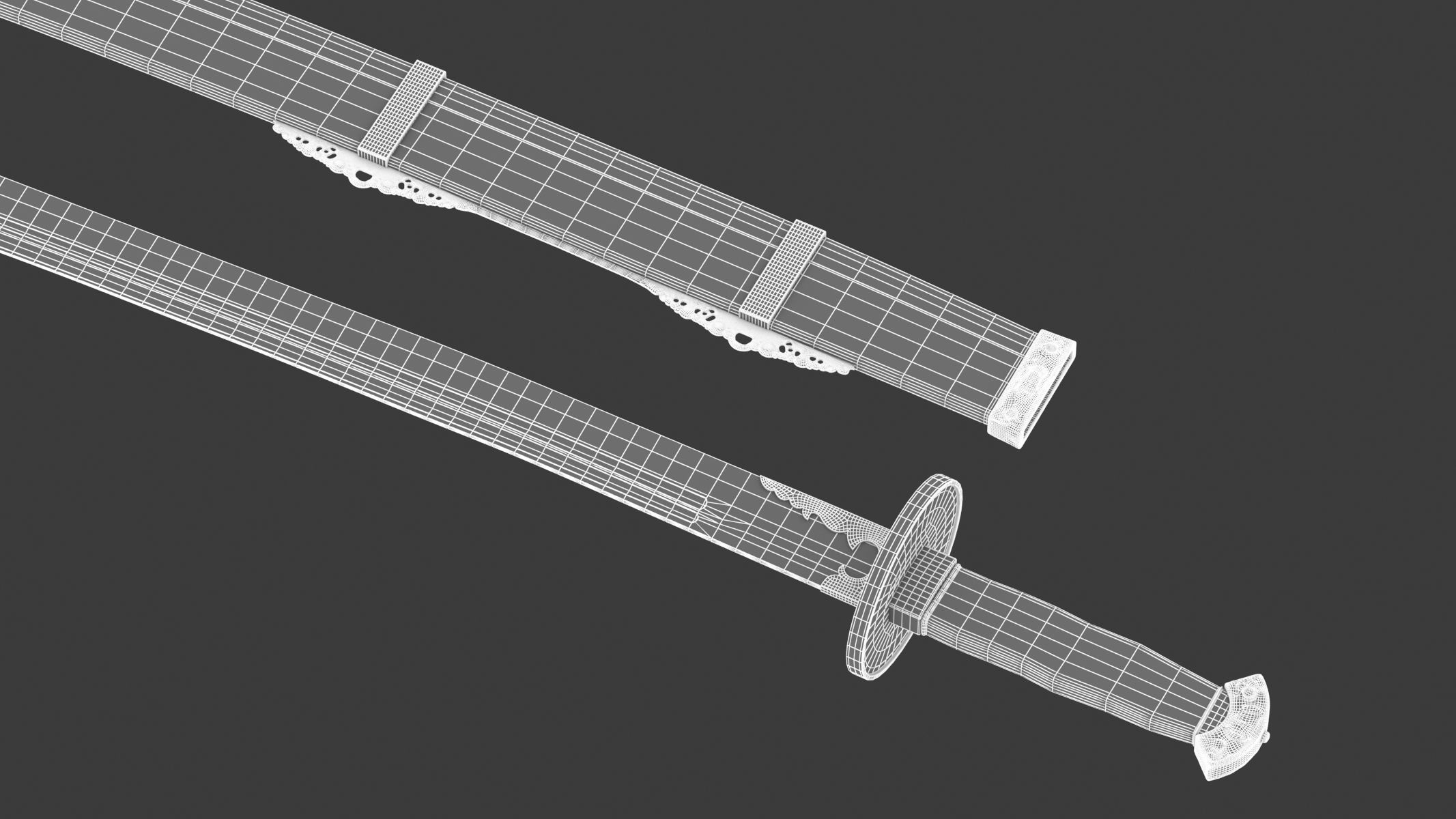 Liuyedao Low-poly 3D model_6