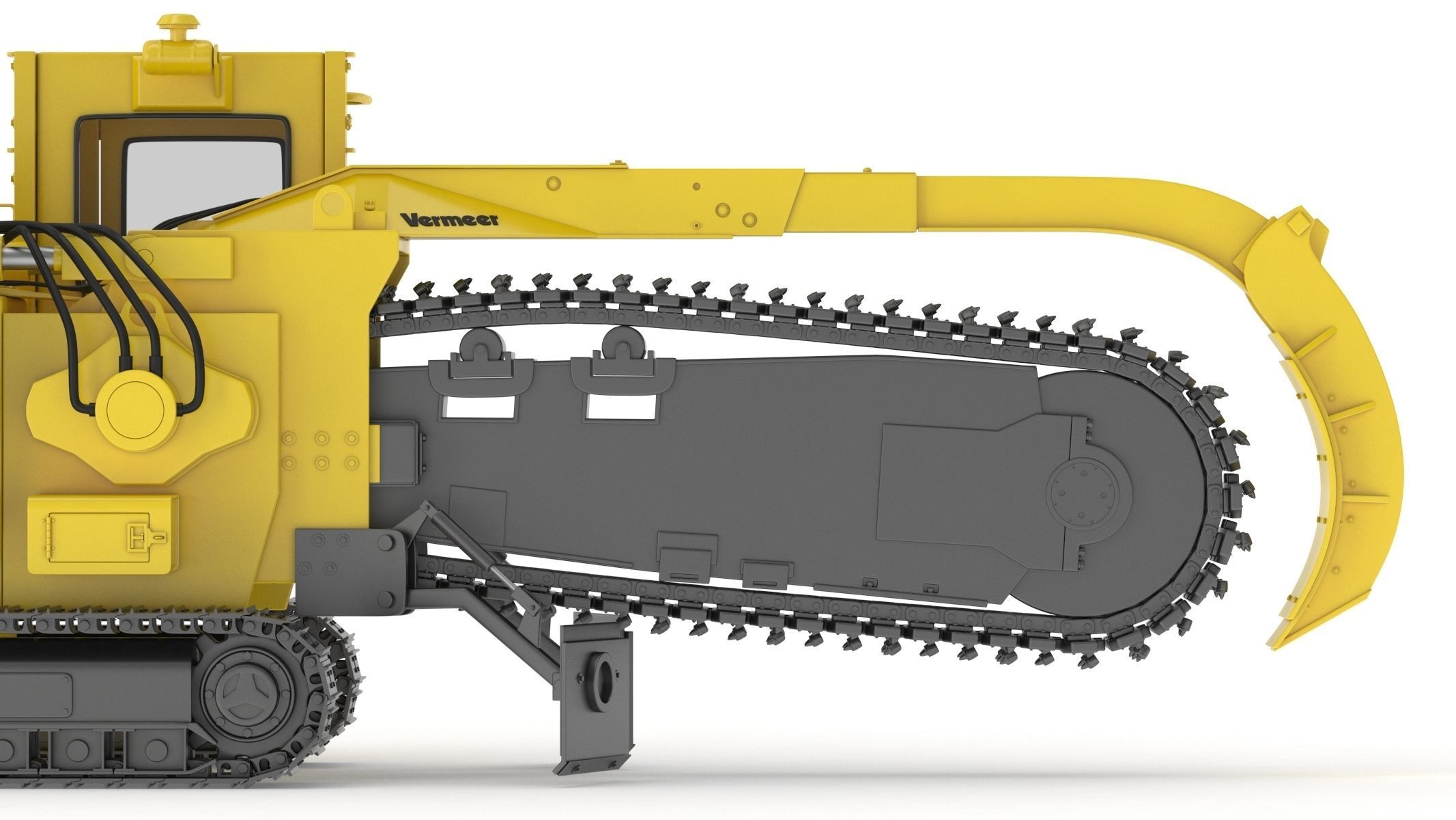 Vermeer T755III Pipeline Trencher  3D model_13