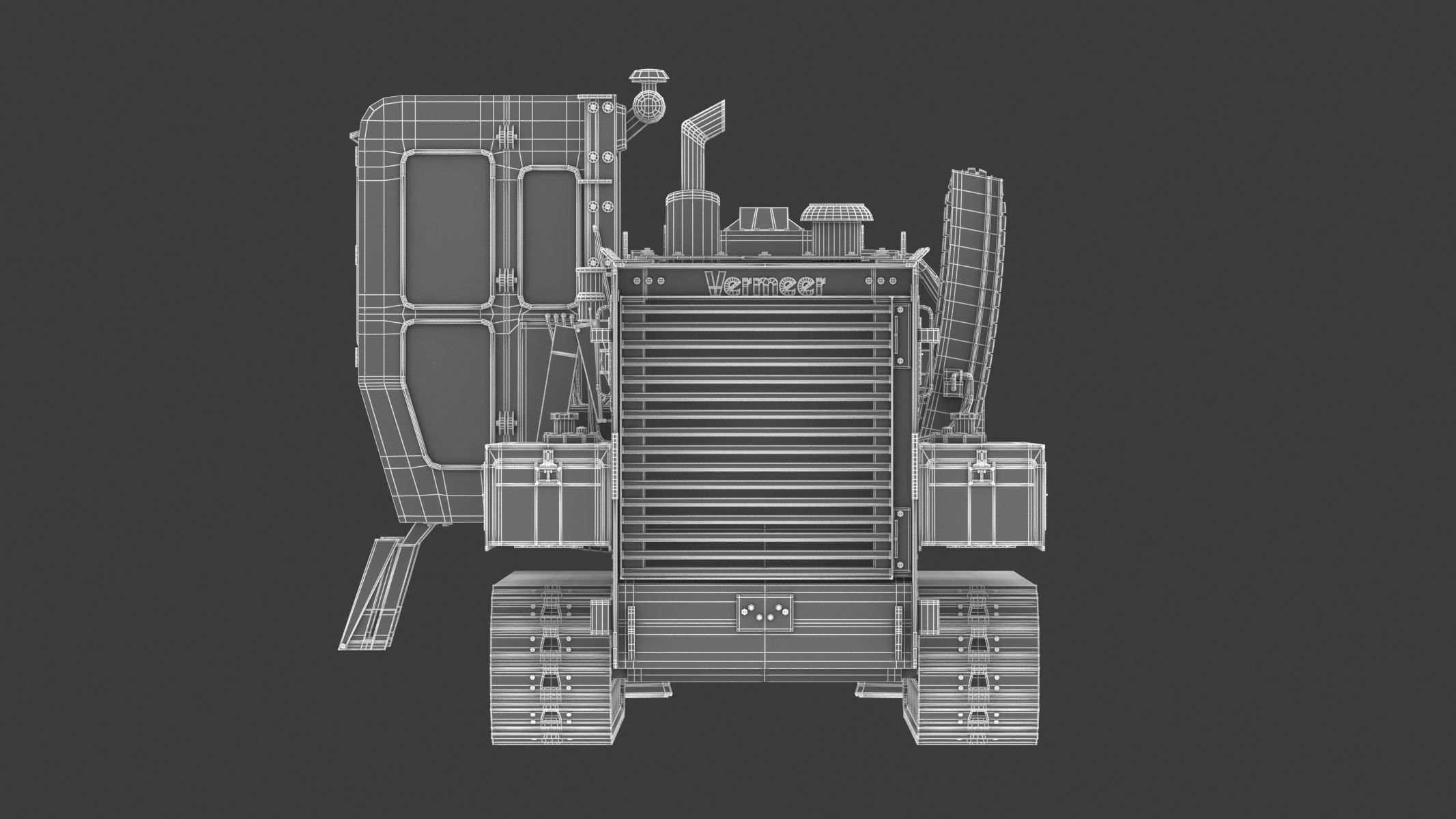Vermeer T755III Pipeline Trencher  3D model_26